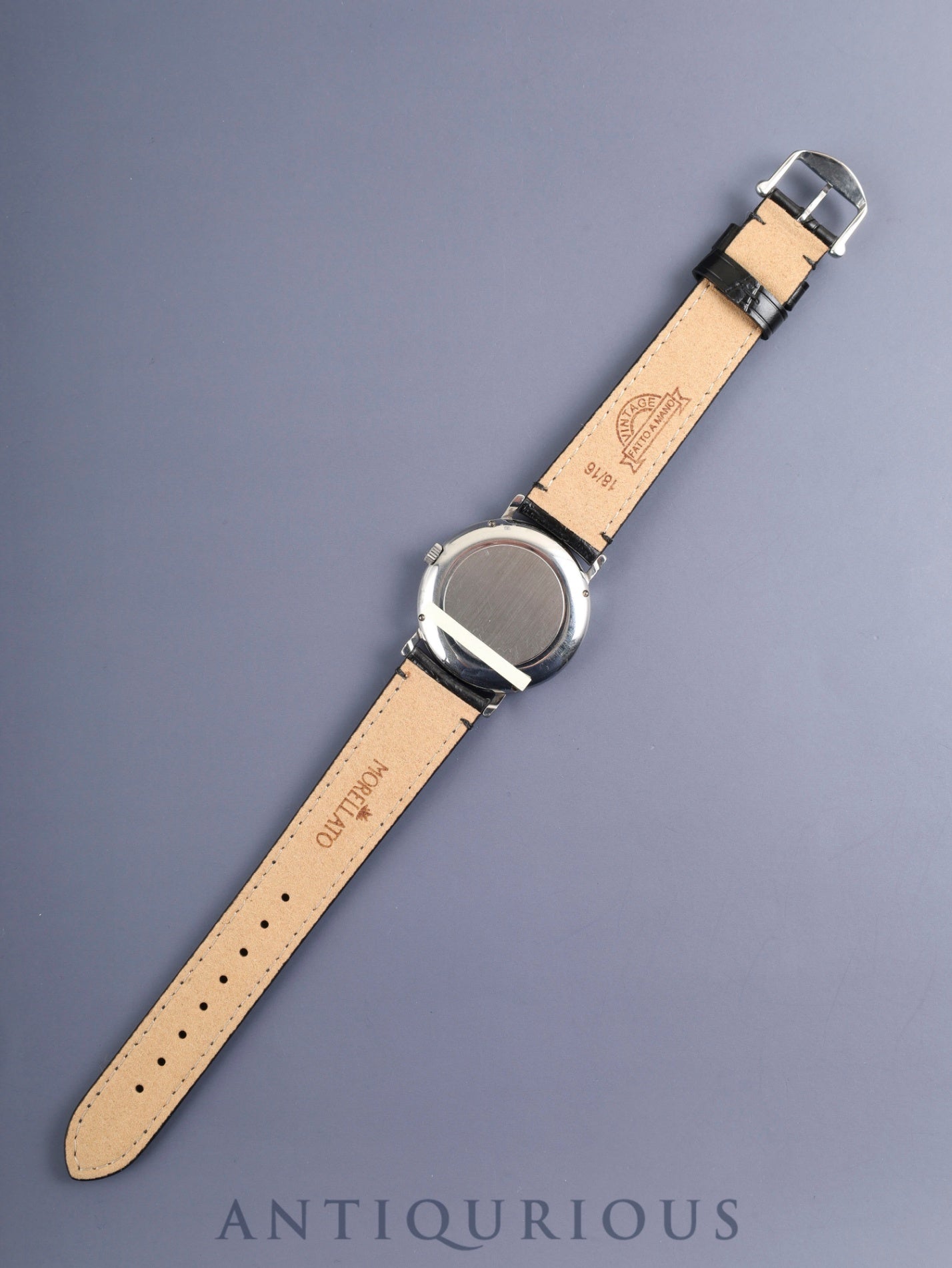 IWC Portofino IWC 3513 Automatic Caliber C37521 Stainless Steel Leather Strap with Genuine Stainless Steel Buckle, Silver Dial, Overhauled