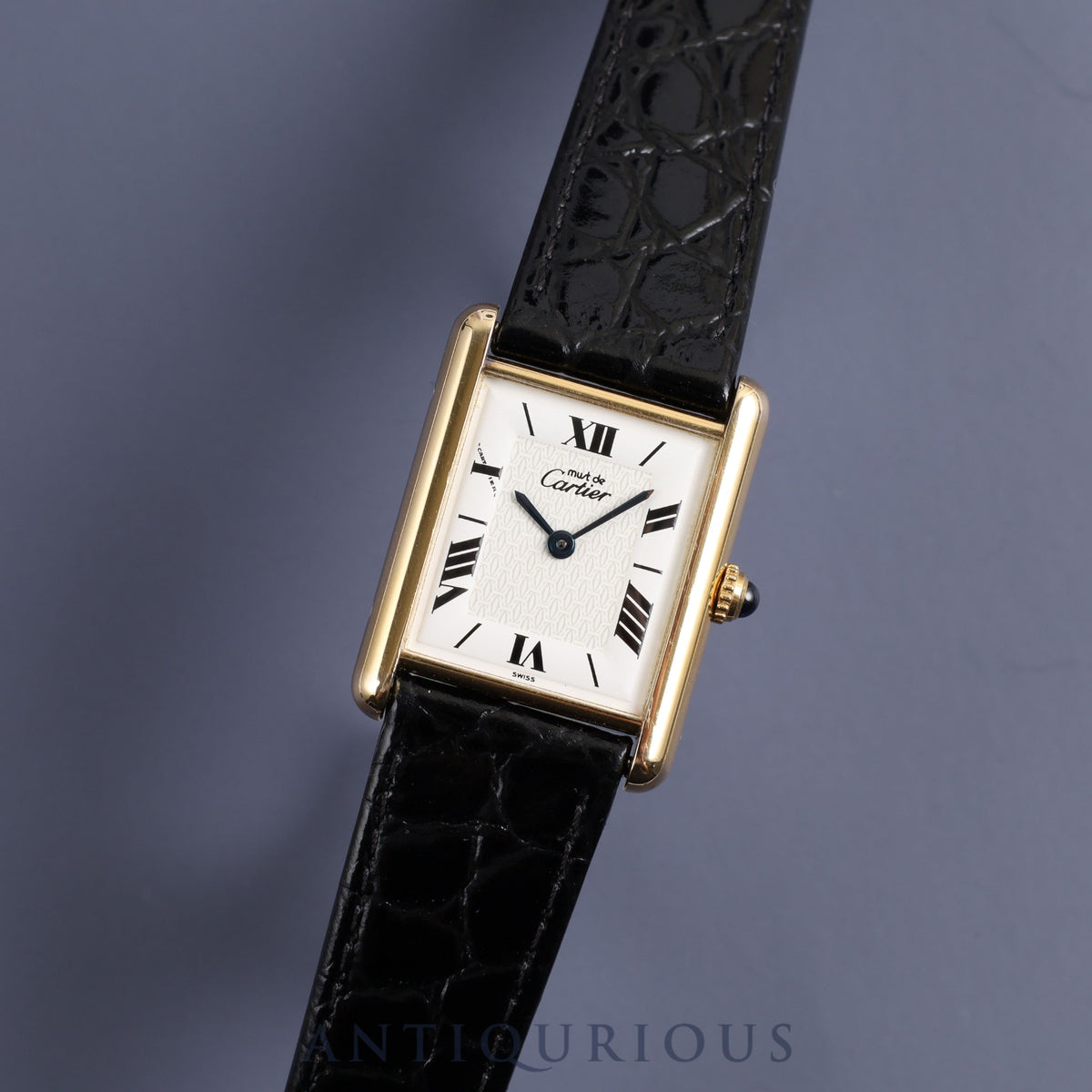CARTIER カルティエ マストタンク LM QZ W1009554 / 1615 SV925 革 
