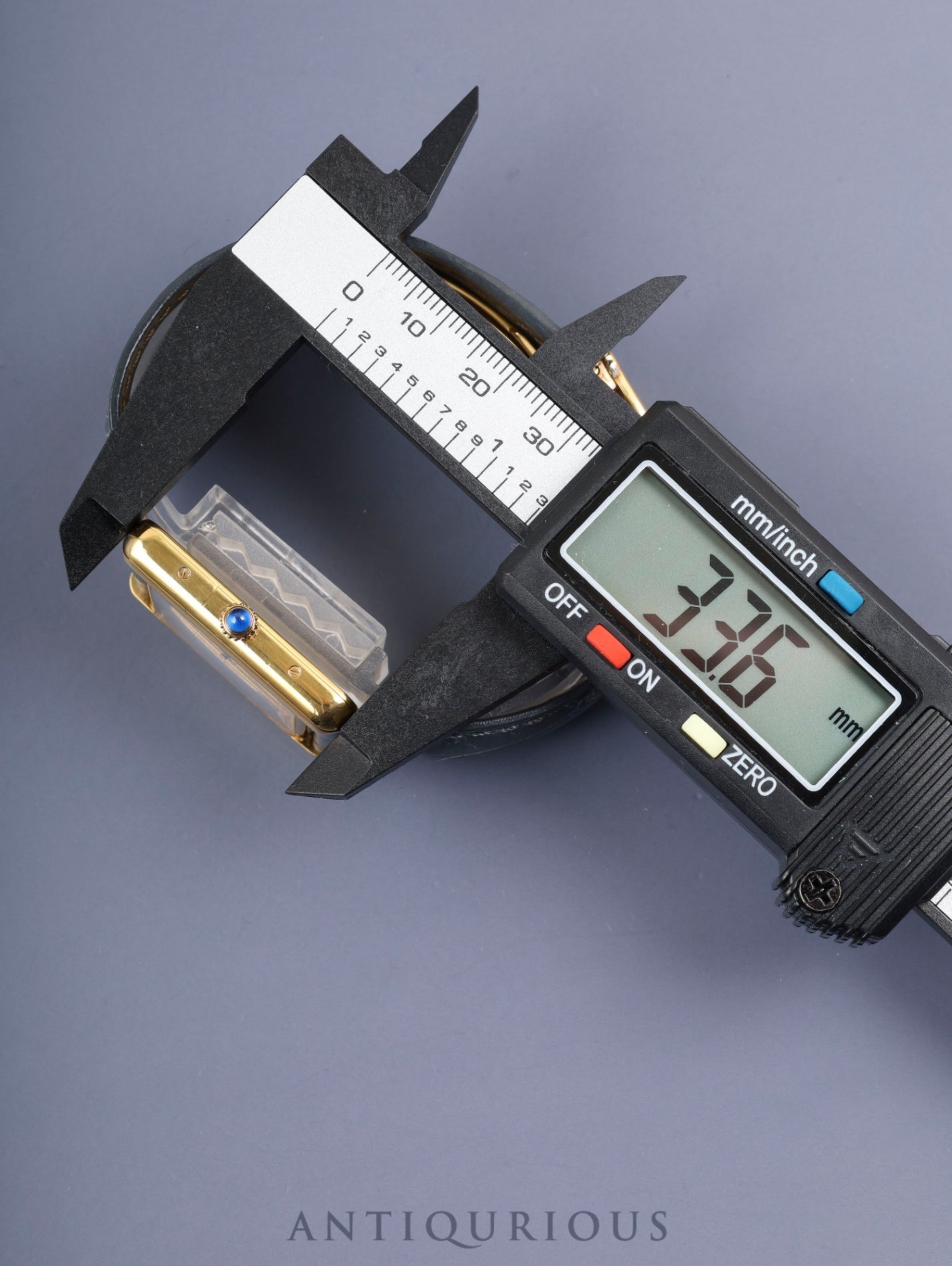 カルティエ マストタンク GM（XL） W1017454 / 2413 クォーツ Cal.687 SV925 純正革ベルト 純正Dバックル（GP）アイボリーローマン文字盤 箱 冊子 保証書 （2004年） オーバーホール済み