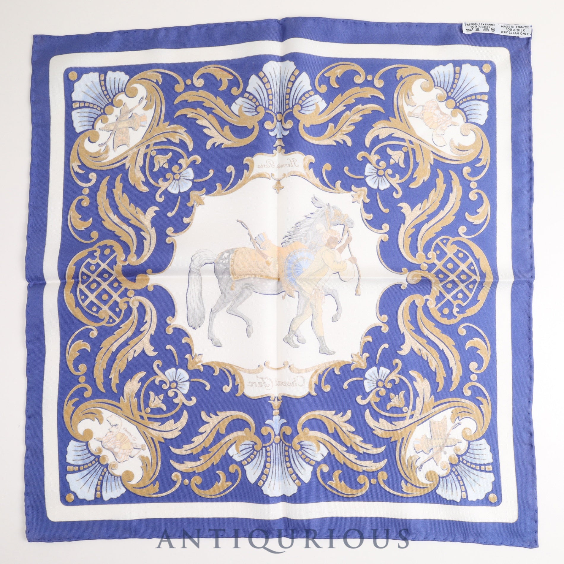 Hermes Scarf Carre 45 Turkish Horse SILK 100%