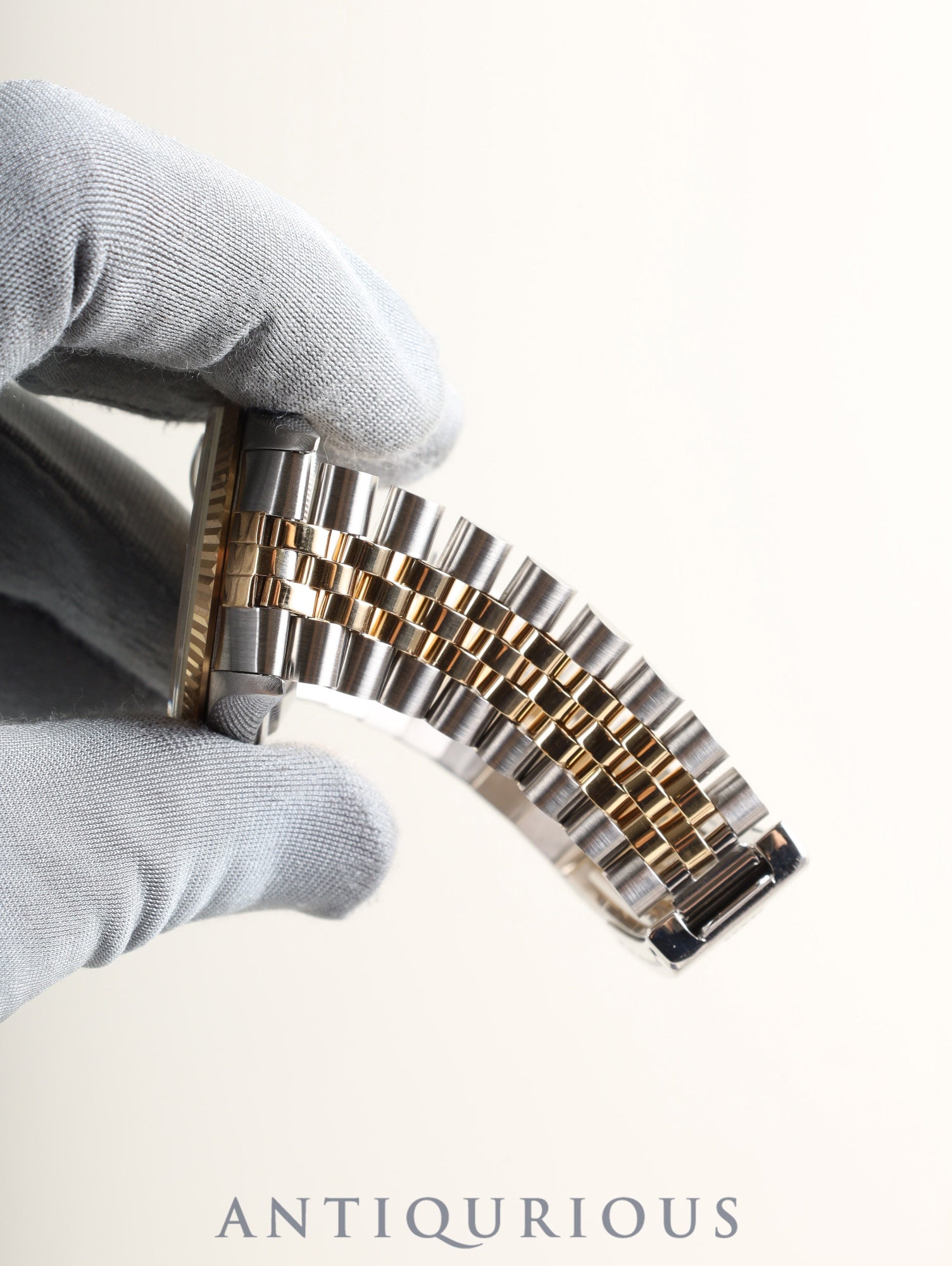 ロレックス デイトジャスト 16233 自動巻き Cal.3135 SS/YG SS/YG ホワイトローマン文字盤 S番台（1993年）保証書（1994年） オーバーホール済み