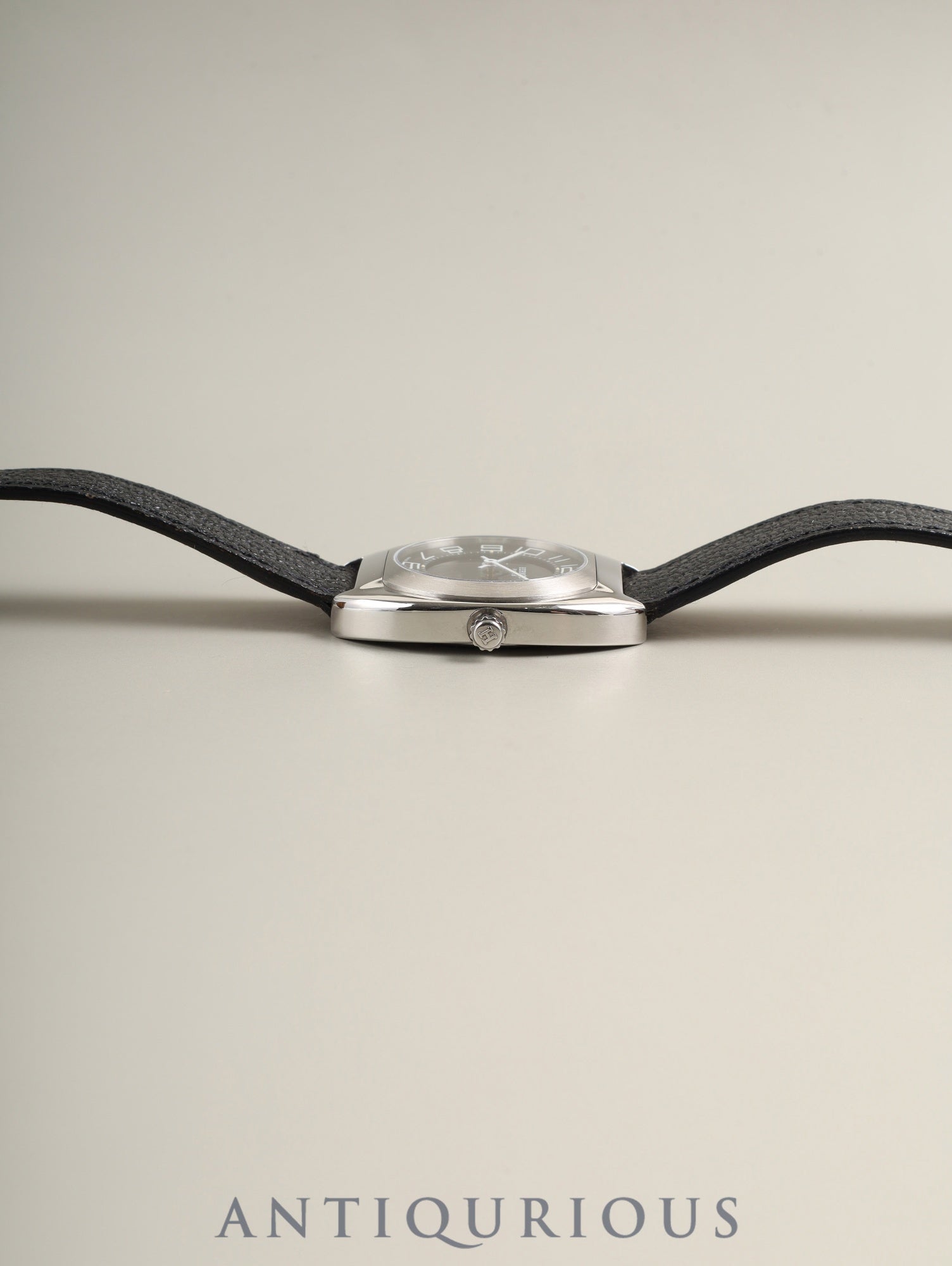 エルメス エスパス ES1.210 クォーツ Cal.989.431 SS 純正レザーベルト（□D刻印：2000年）純正バックル（SS）ブラック文字盤 箱 冊子 保証書（2000年） オーバーホール済み