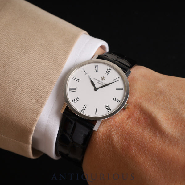 Vacheron Constantin Round 7243P Manual winding Cal.1003/1 750 Leather Genuine buckle (750) White dial Overhauled