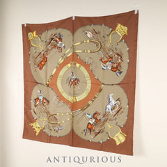 Hermes Scarf Carré 90 Prairie 100% Silk