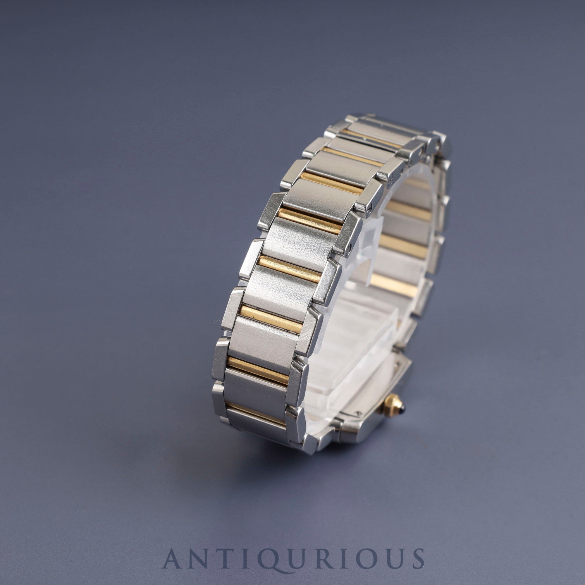 Cartier Tank Francaise SM W51007Q4 / 2384 Quartz Cal.057 SS/750 White Roman Dial Box Warranty (2003) Overhauled