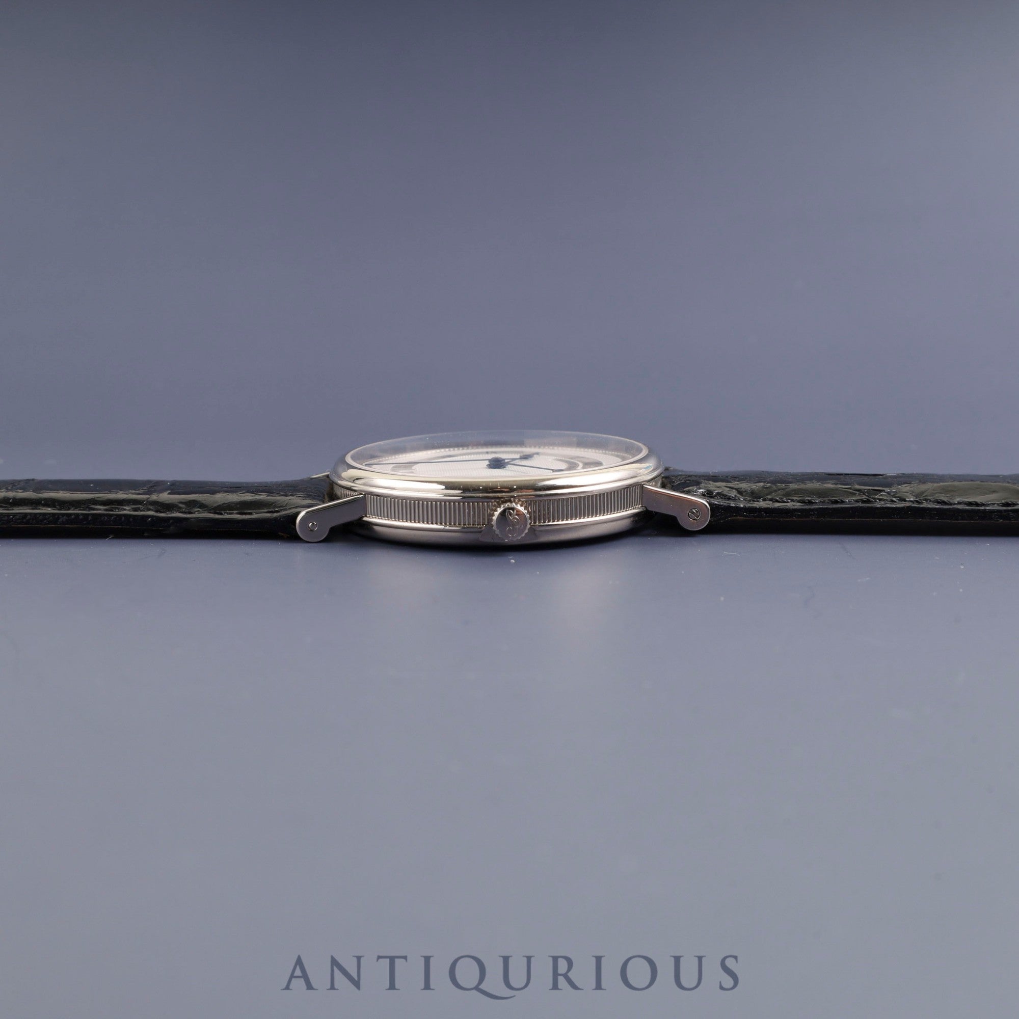 ブレゲ クラシック ツインバレル 5930BB /12/986 自動巻き Cal.517/1 750 革 純正尾錠（750）シルバーローマン文字盤 箱 冊子 保証書（2012年）オーバーホール済み