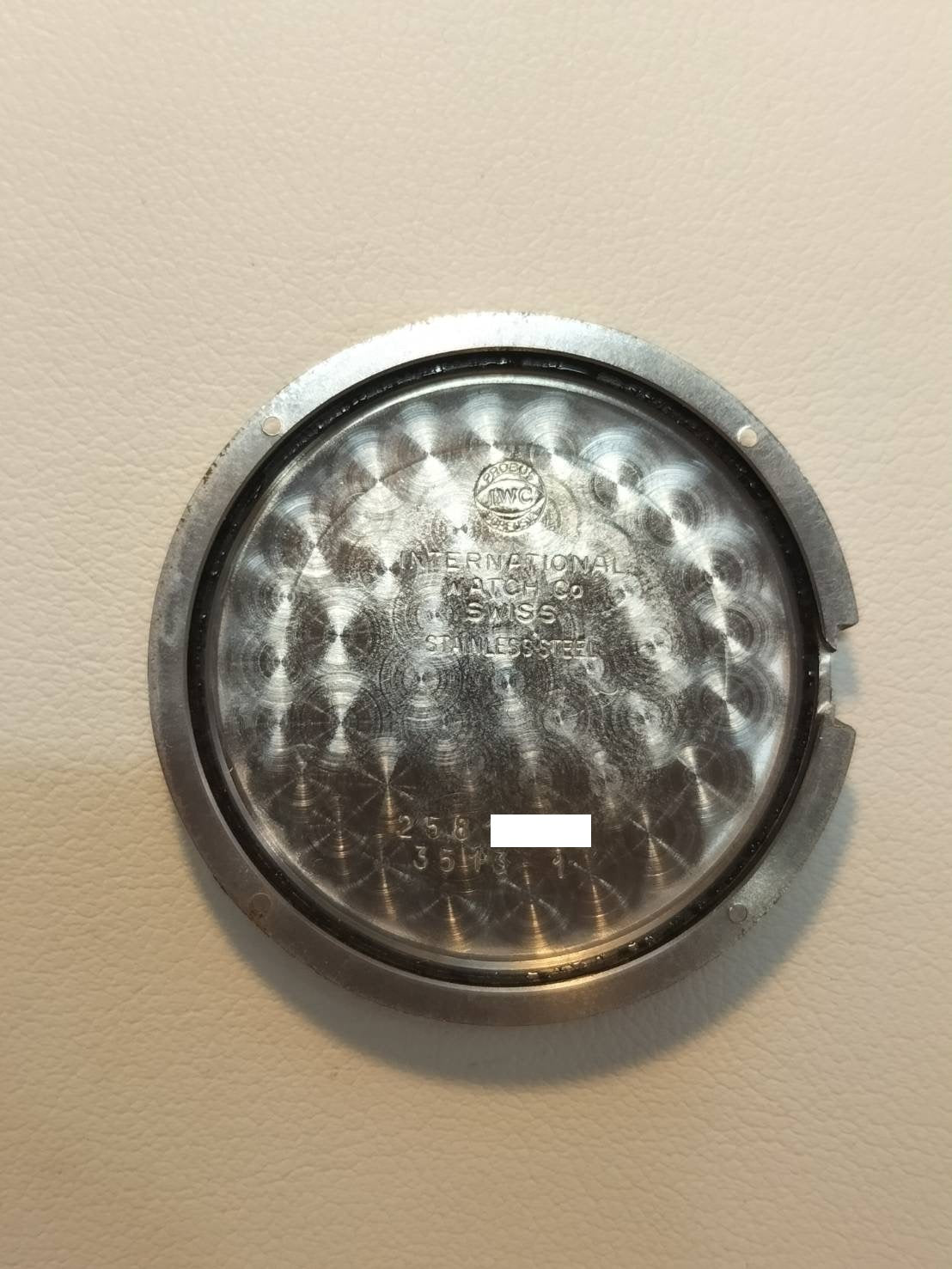 IWC Portofino IW351320 Automatic Caliber C37521 Stainless Steel Leather Strap with Genuine Stainless Steel Buckle, White Dial, Overhauled