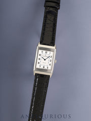 Jaeger-LeCoultre Reverso Classic 252.8.86 / Q2508410 Manual Winding Cal.846/1 SS Leather Original Buckle (SS) Silver Arabic Dial (SWISS MADE) Overhauled