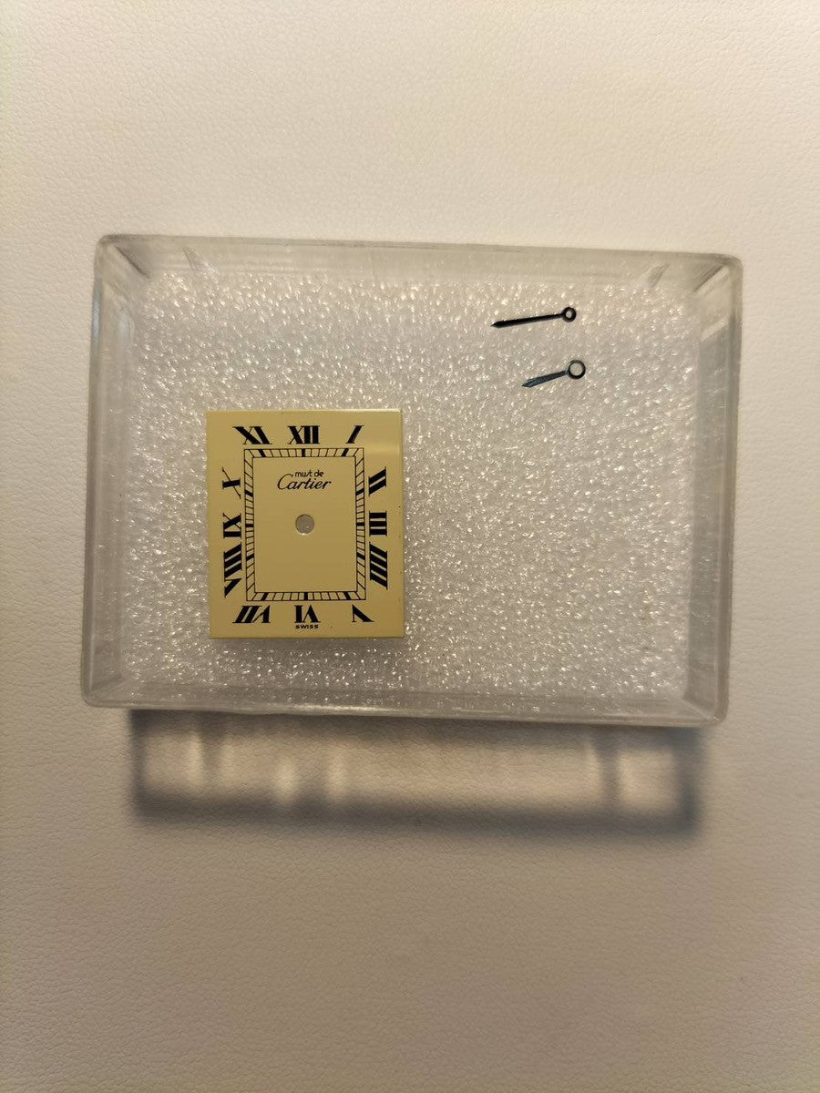 カルティエ マストタンク LM 手巻き Cal.78-1 SV925 純正革ベルト 純正尾錠（GP）アイボリーローマン文字盤 カルティエ修理明細 オーバーホール済み 新品仕上げ済み