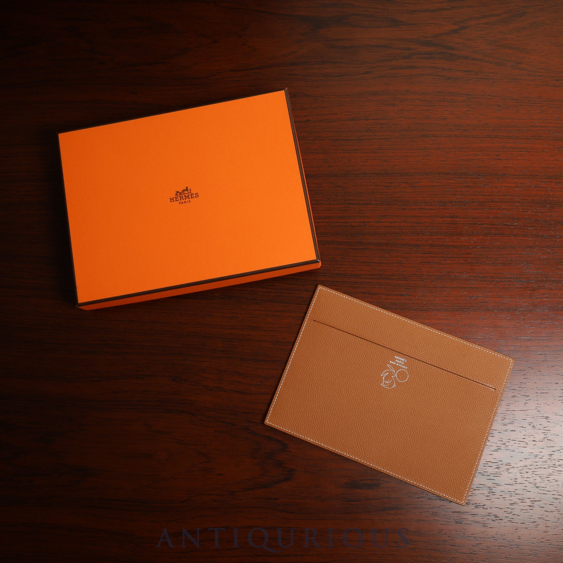 エルメス ドキュメントホルダー ノベルティ  ヴォーエプソン （K刻印:2025年）箱