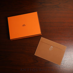 エルメス ドキュメントホルダー ノベルティ  ヴォーエプソン （K刻印:2025年）箱