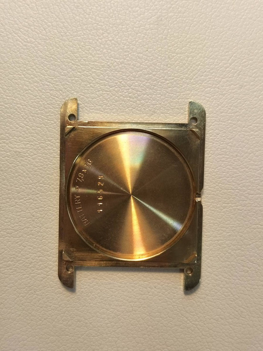 カルティエ マストタンク LM 590005 クォーツ Cal.- SV925 革 純正尾錠（GP）アイボリーローマン文字盤 1982年頃～1995年頃 オーバーホール済み