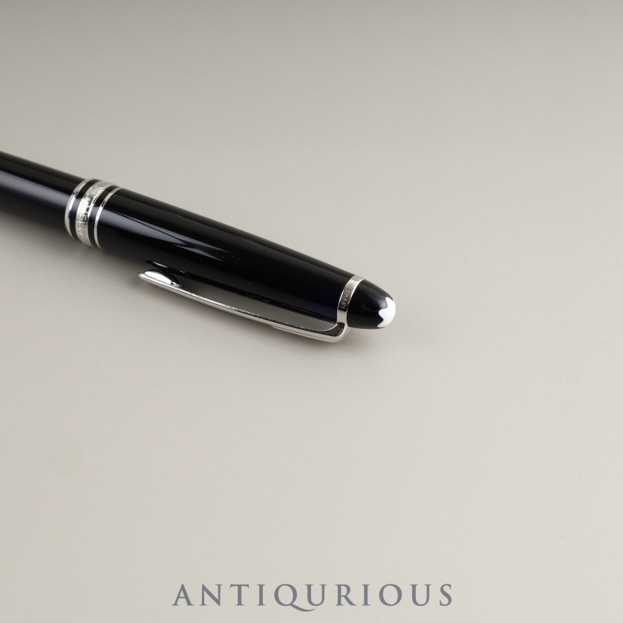 Montblanc Meisterstück Picks Platinum Classic Twist Resin Black Ballpoint Pen