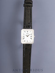 Piaget Protocole 90154 Manual Winding Cal.430P 750WG Leather Original Pin Buckle (750WG) White Roman Dial Box Overhauled