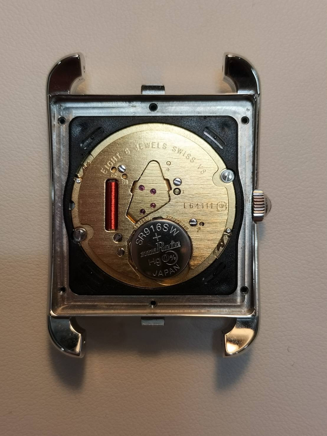 エルメス ケープコッド W055346WW00 / CC1.810 クォーツ  SS 革 純正尾錠（SS）シルバーアラビア文字盤 箱 冊子 保証書（2022年） 純正革ベルト（U刻印：2022年）オーバーホール済み