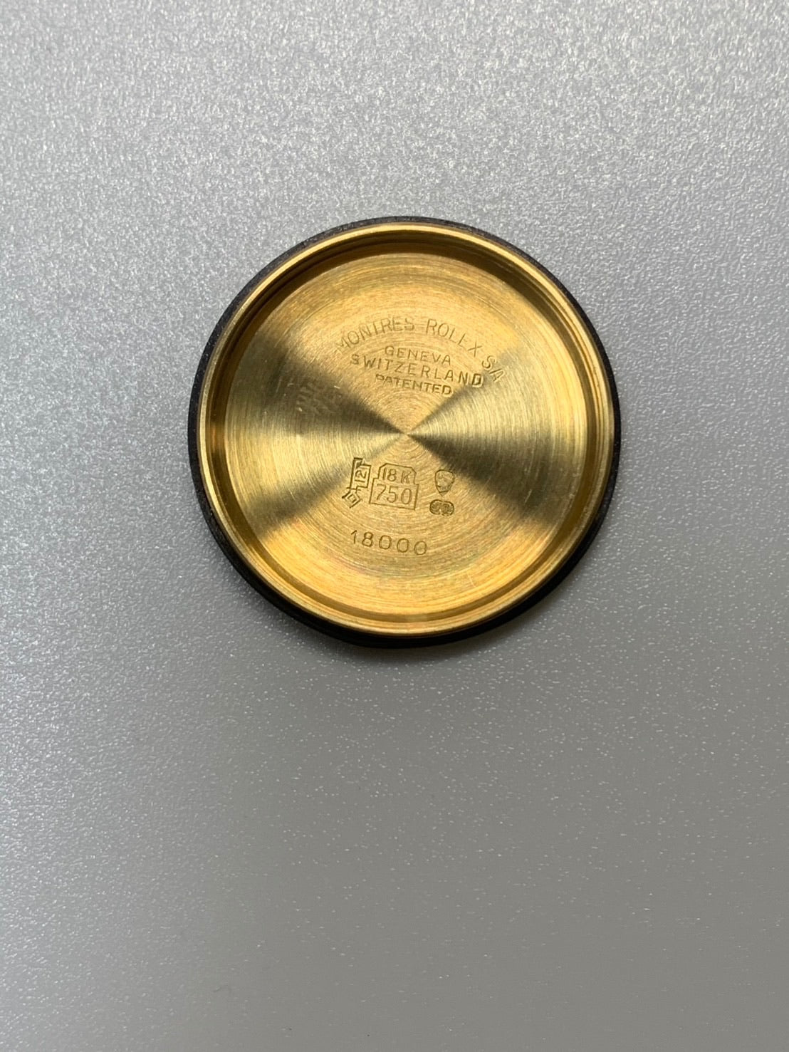 Rolex Day-Date 18038 Automatic Cal.3055 750YG Leather Original Pin Buckle (GP) Champagne Dial 62-series (1979) Overhauled