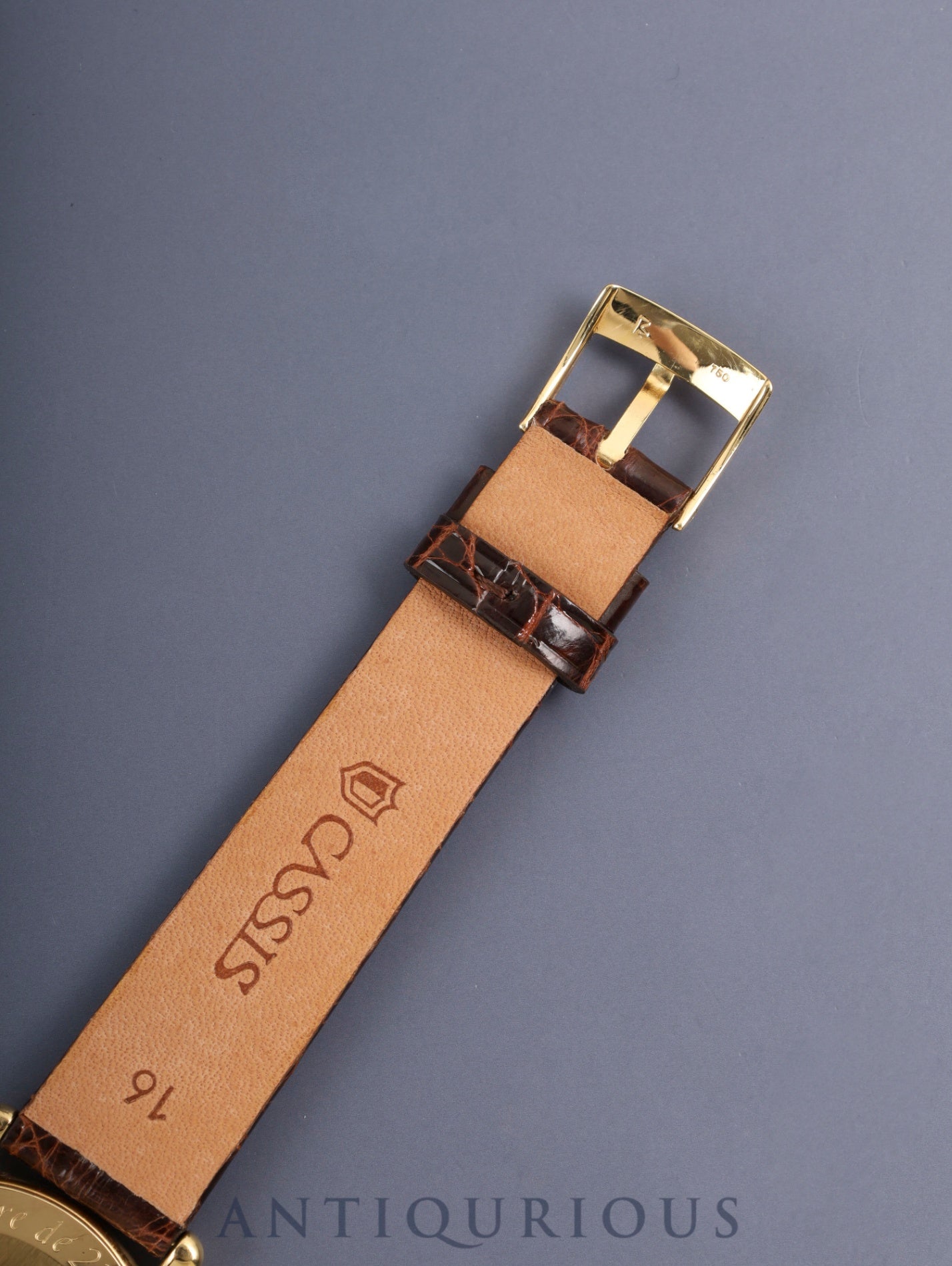 ヴァシュロン・コンスタンタン ヒストリカル 250周年記念 33084 手巻き Cal.1003/1 750YG 革 純正ピンバックル（750YG）ゴールドローマン文字盤 1985年 オーバーホール済み