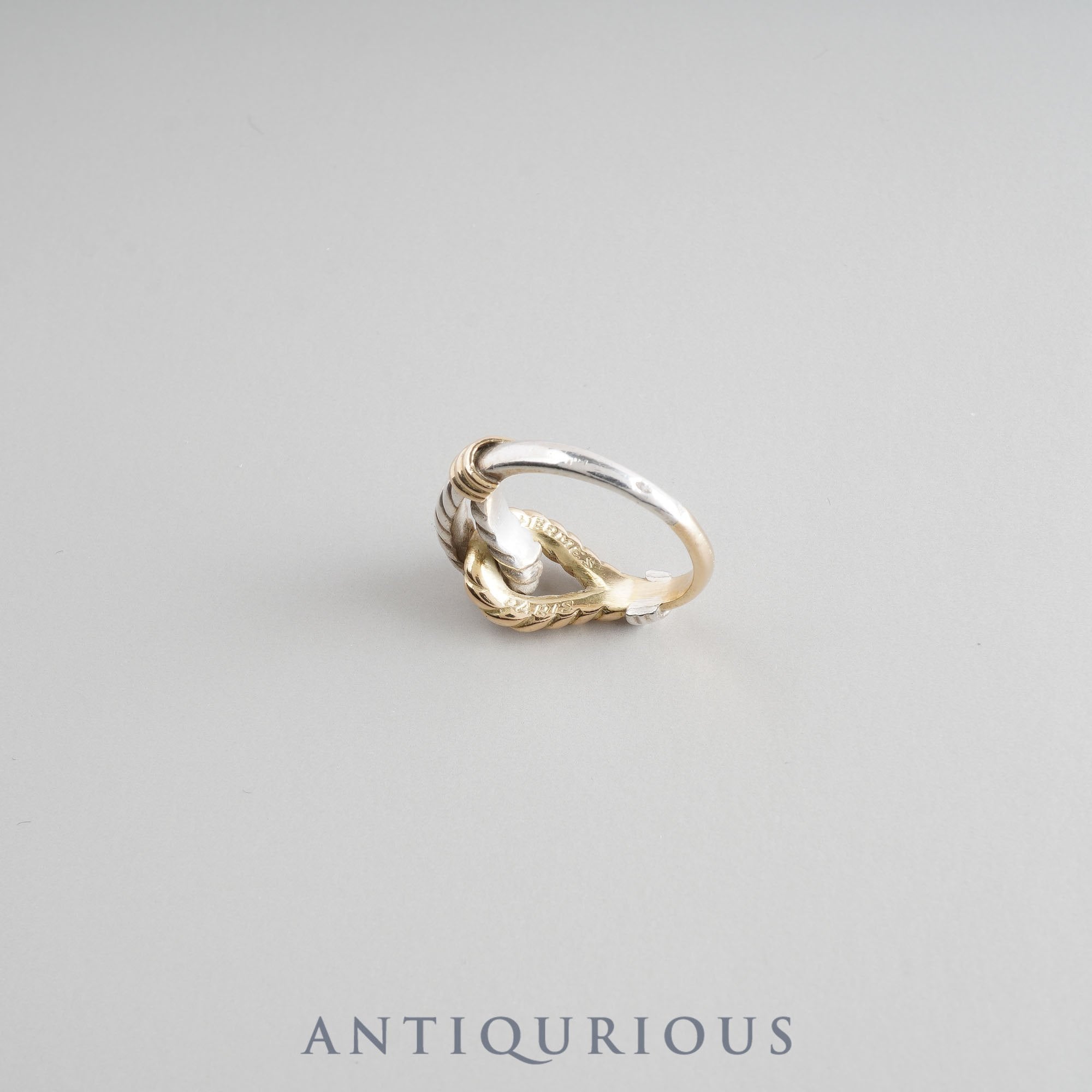 Hermes Ring Knot Vintage #51 SV925/750 | 東京銀座のヴィンテージウォッチ専門店 - ANTIQURIOUS