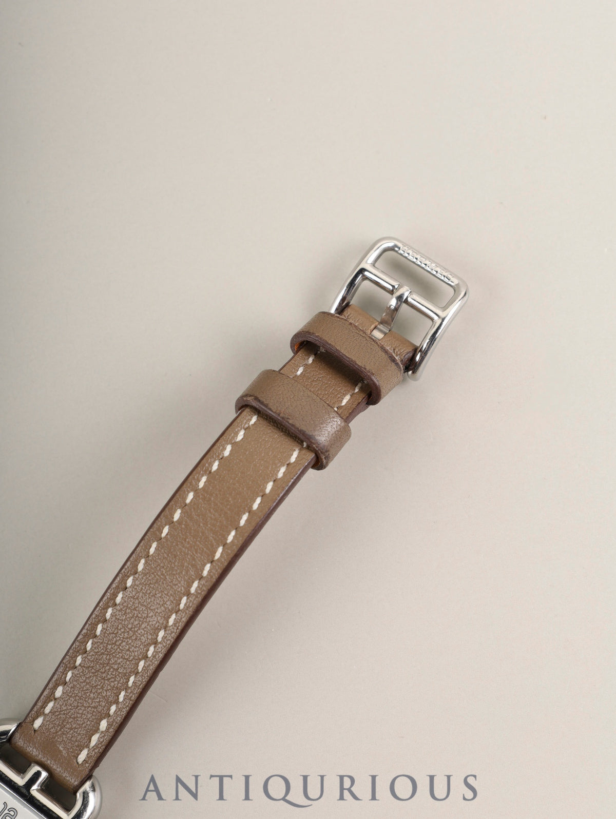 エルメス ナンタケット NA2.110 クォーツ Cal.280.002 SS 純正革ベルト 純正ピンバックル（SS）シルバーアラビア文字盤（SWISS MADE表記）オーバーホール済み