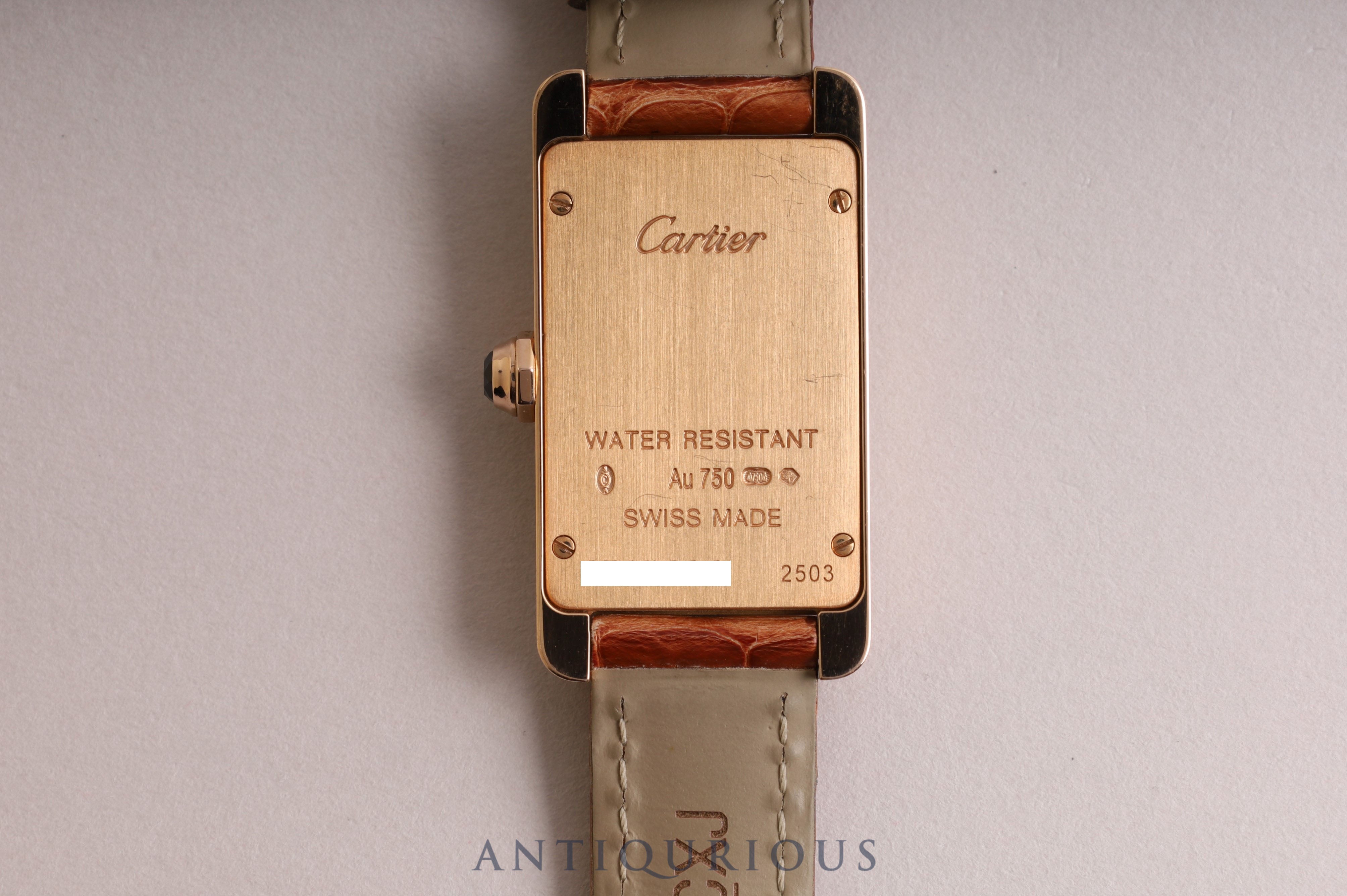 CARTIER カルティエ タンクアメリカン SM QZ W2607456 箱 保証書付き ...