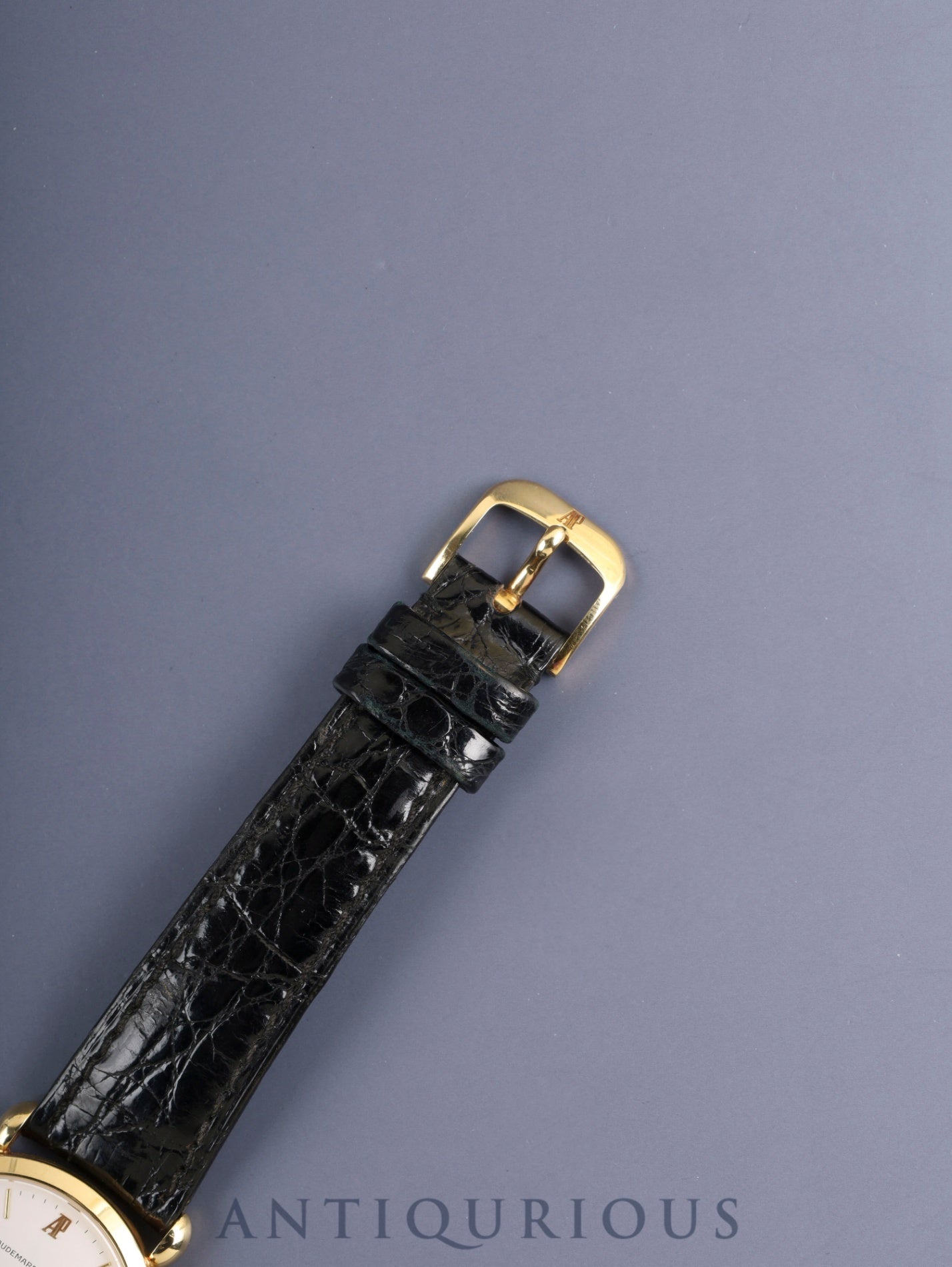 オーデマ・ピゲ ラウンド BA25714 / 002 手巻き Cal.2080 750YG 純正ベルト 純正ピンバックル（750YG）ホワイト文字盤  保証書（日付無し）オーバーホール済み