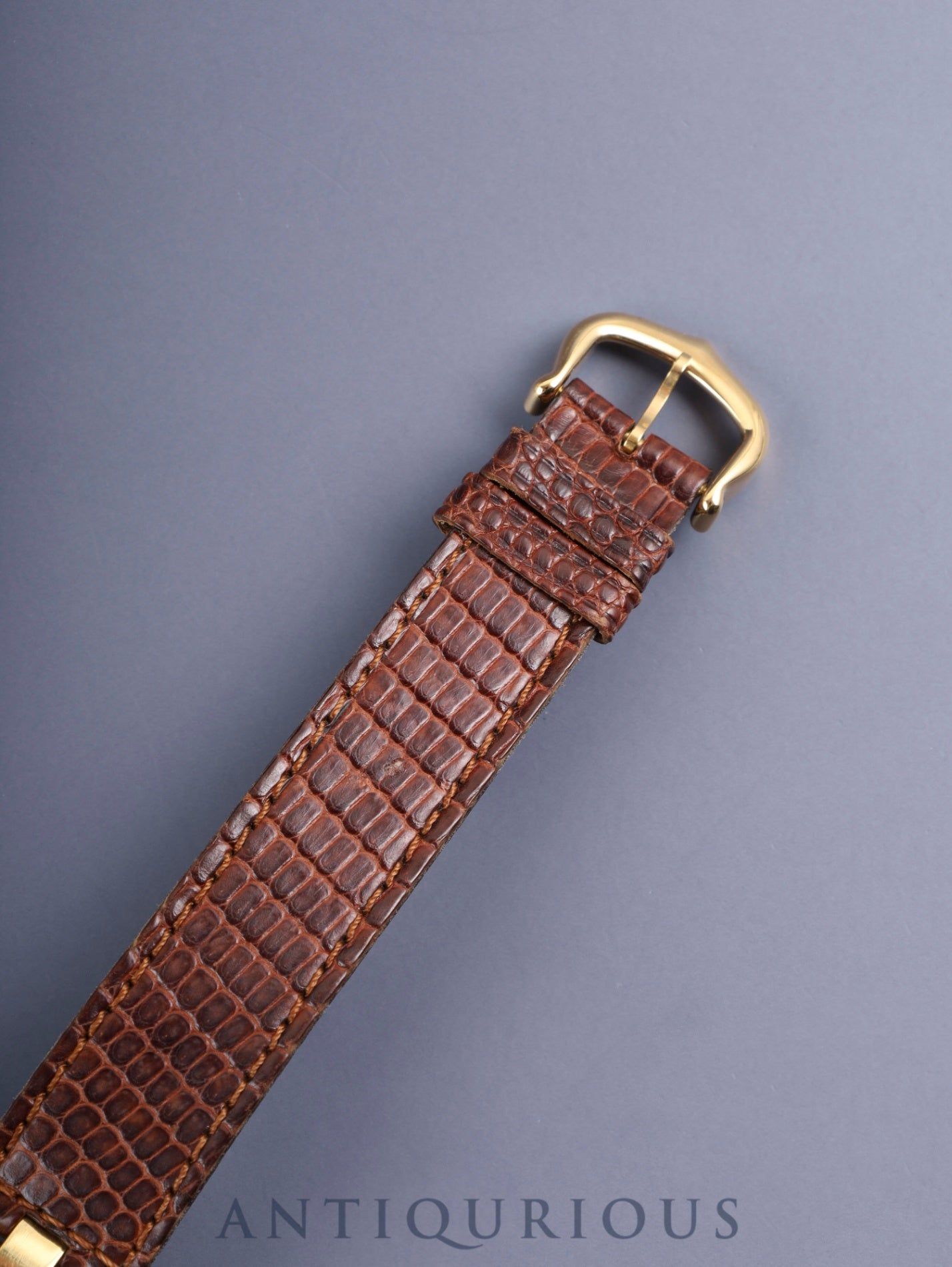 カルティエ マスト ヴァンドーム VLC LM W1001054 / 17 クォーツ SV925 革 純正尾錠（GP） クロワゾネ文字盤 カルティエブティックにてコンプリートサービス済み