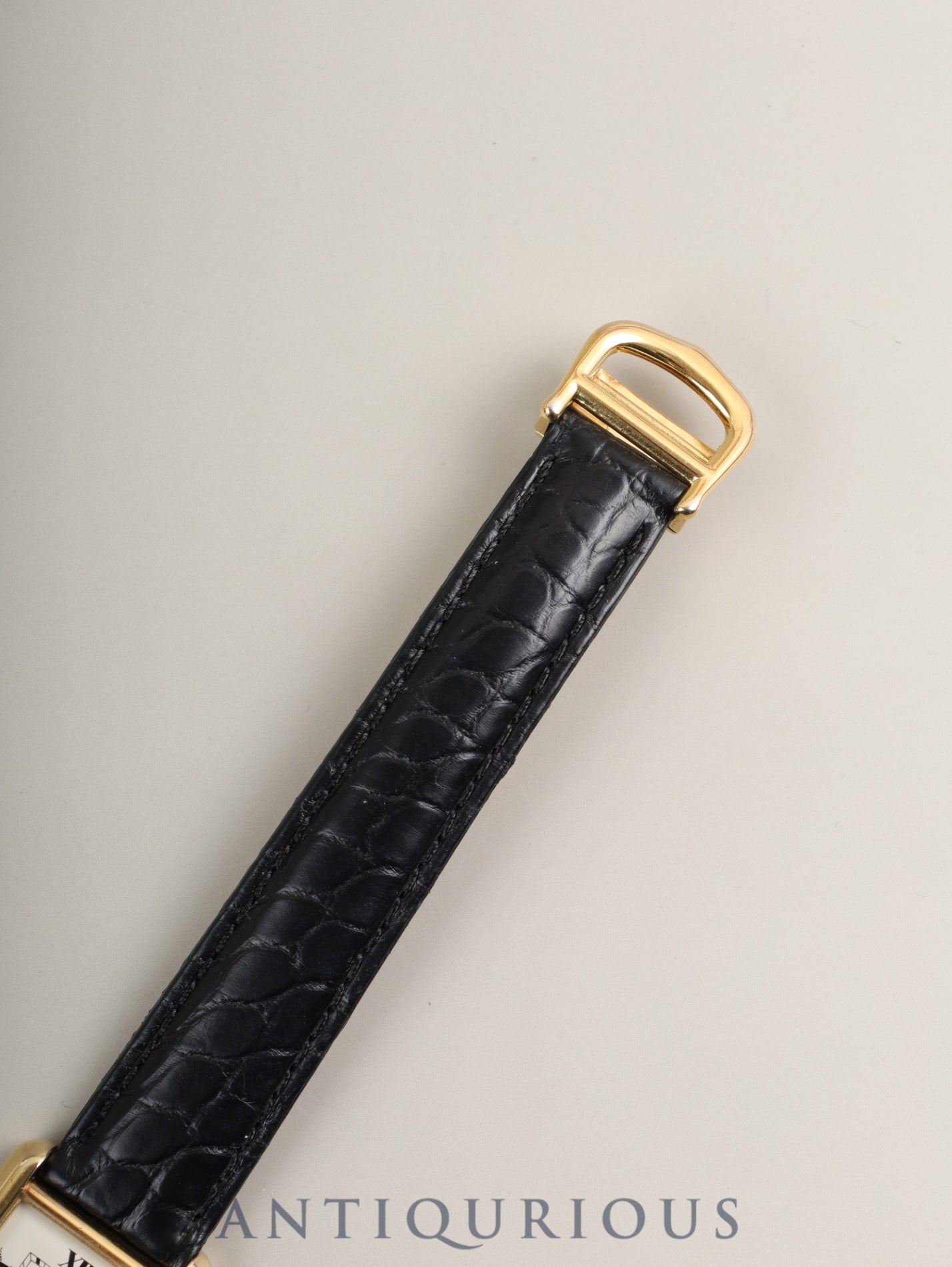 カルティエ マストタンク MM W1013654 / 2415 クォーツ Cal.057 SV925 革 純正Dバックル（GP） ホワイト飛びローマン文字盤（SWISS MADE表記）箱 オーバーホール済み