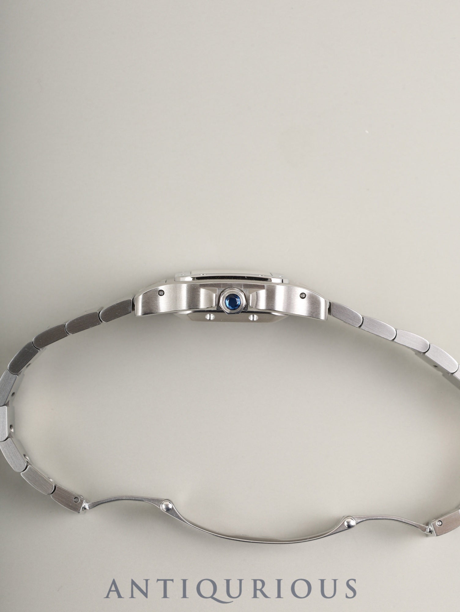 カルティエ サントス ガルベ SM W20054D6 / 2423 自動巻き Cal.ETA2671 SS SS シルバーギョーシェ文字盤 箱 冊子 保証書（2005年）  オーバーホール済み