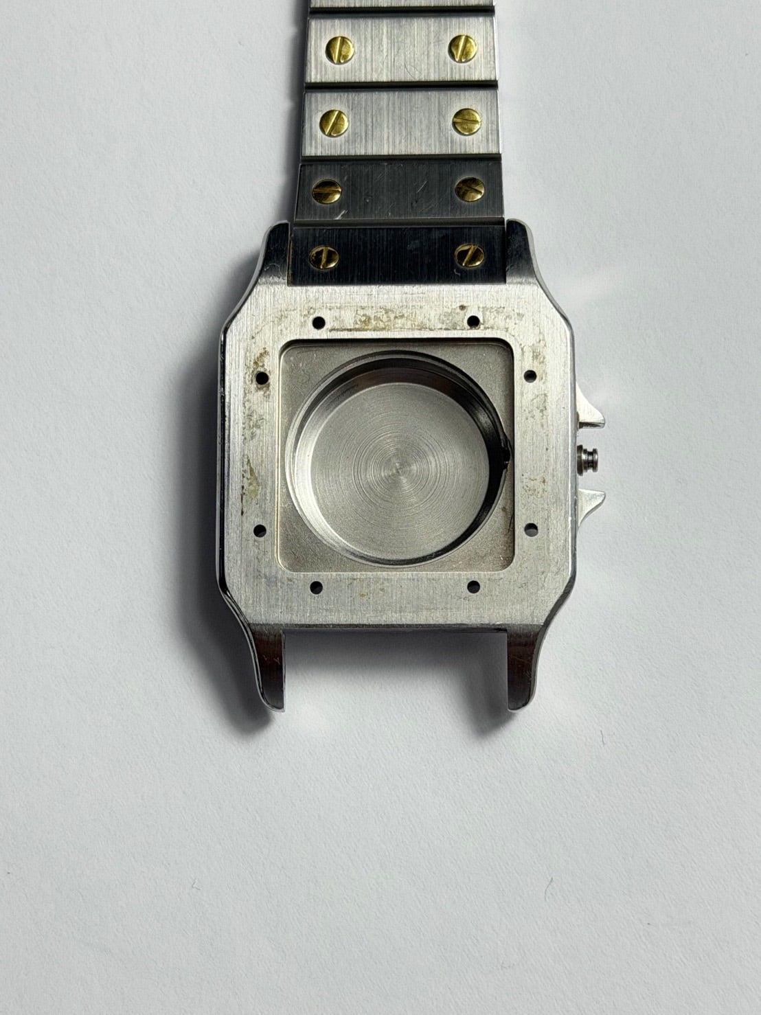 カルティエ サントス カレ LM 81036283 / 1172961 自動巻き Cal.ETA2671 SS/YG SS/YG アイボリーローマン文字盤（SWISS表記）オーバーホール済み