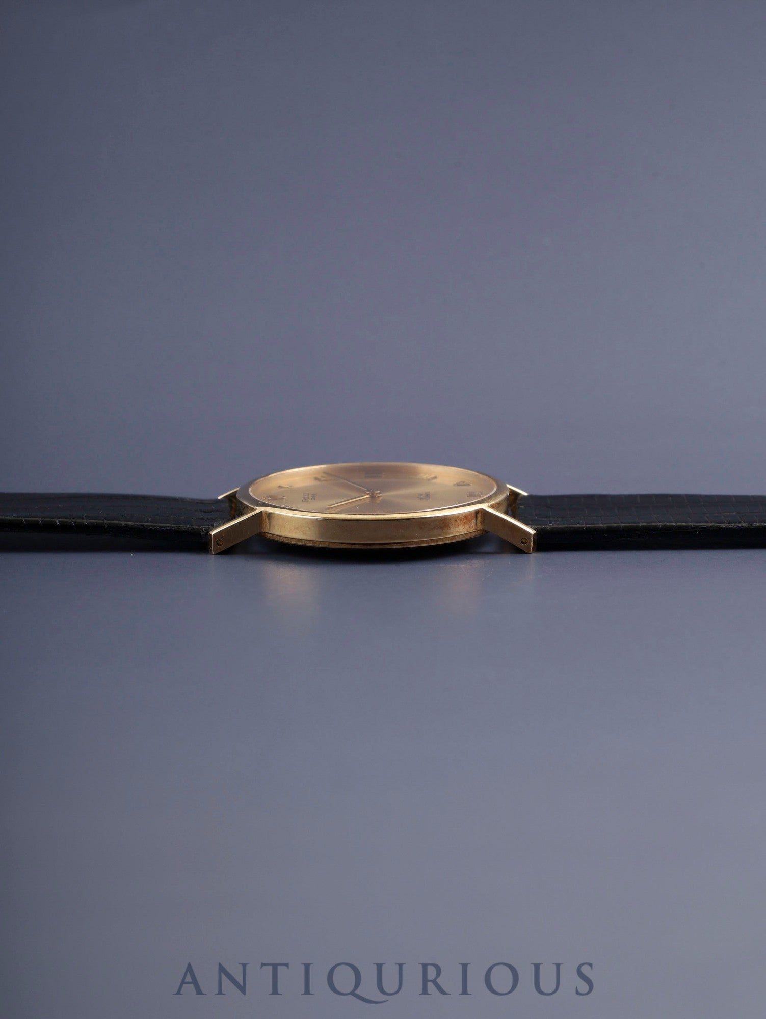 ロレックス チェリーニ 5112 手巻き Cal.1601 750YG 革 純正ピンバックル（750YG） シャンパン文字盤 L番台 保証書（1990年） オーバーホール済み