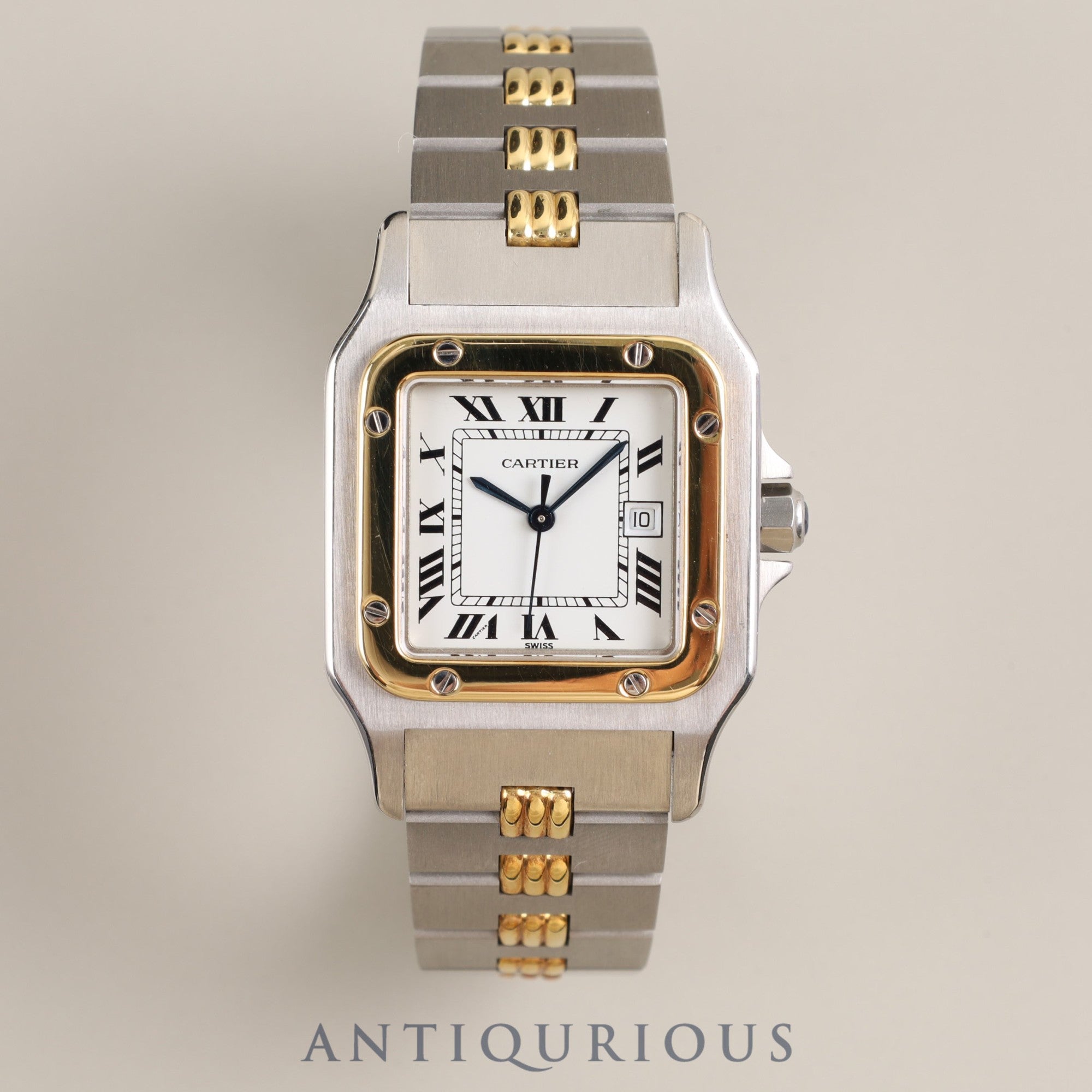 Cartier Santos Galbee LM 81036283 Automatic SS/YG SS/YG White Dial Overhauled