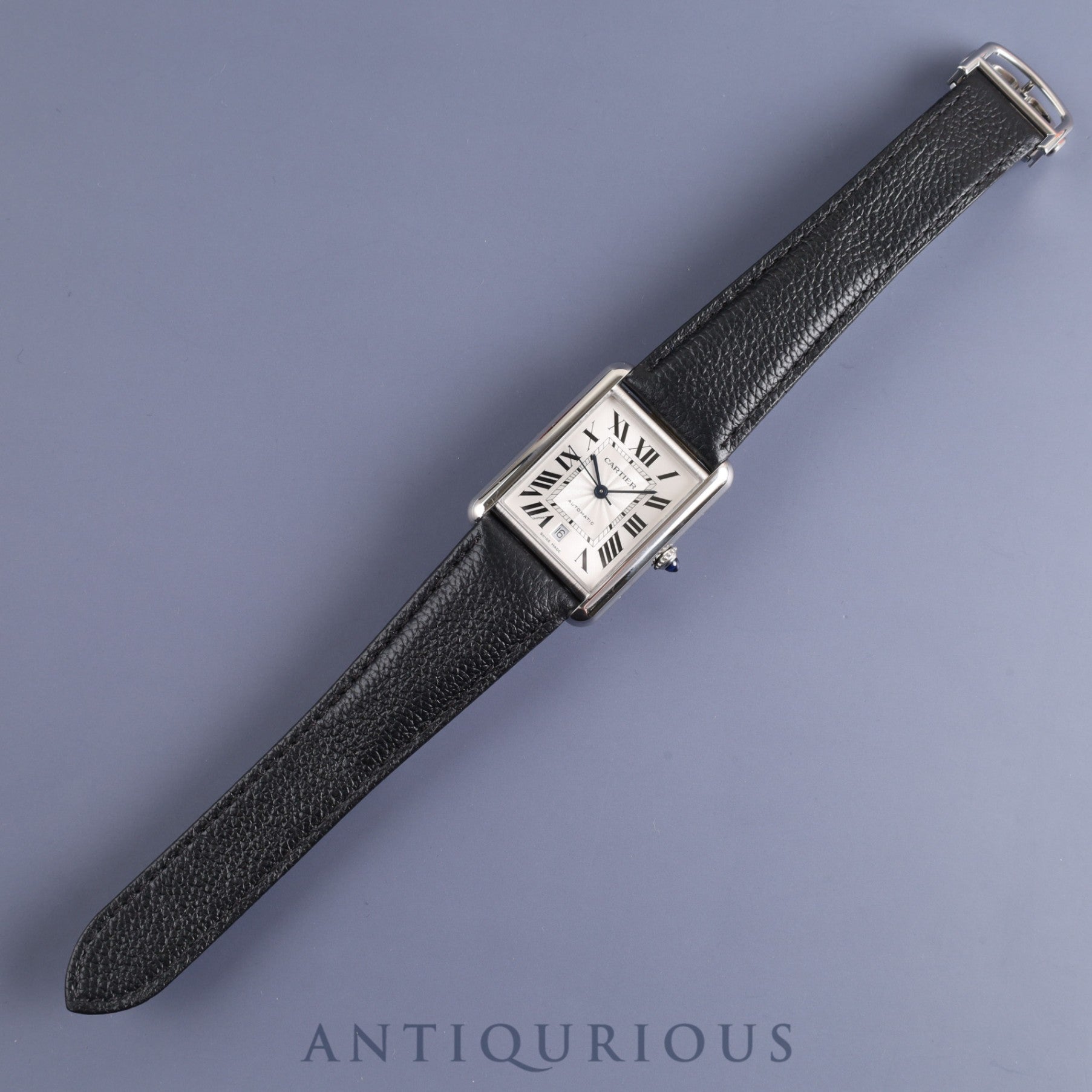 Cartier Tank Must XL WSTA0040 / 4324 Automatic Cal.1847 MC SS Genuine leather strap Genuine D buckle (SS) Silver Roman dial