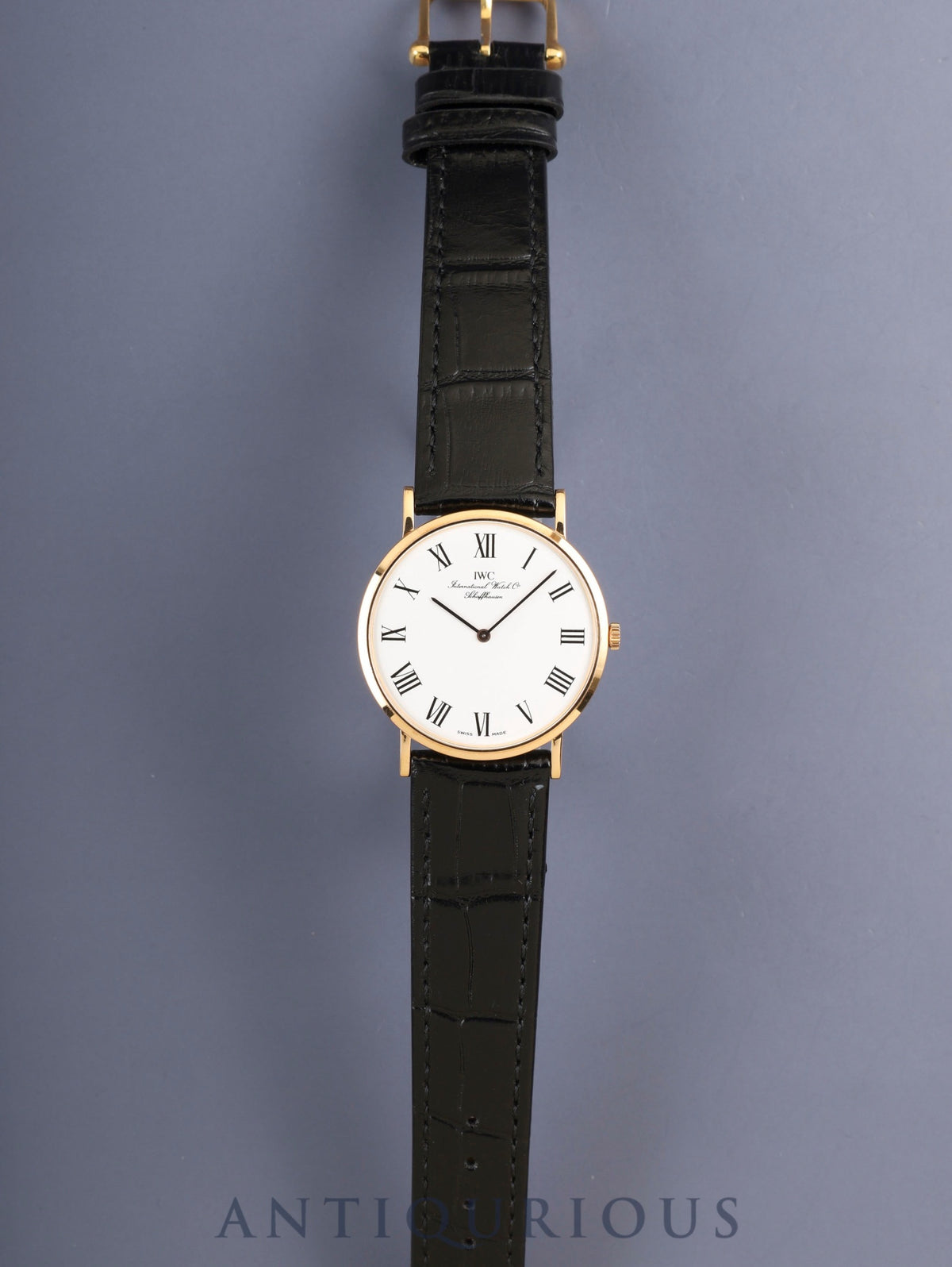 IWC  ポートフィノ PORTFINO / ポートフィノ 2010 手巻き Cal.1852 750 革 純正ピンバックル（GP） ホワイトローマン文字盤 オーバーホール済み アイダブリュシー