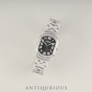 エルメス ラリー RA1.210 クォーツ Cal.976.001 SS SS グレー文字盤 オーバーホール済み