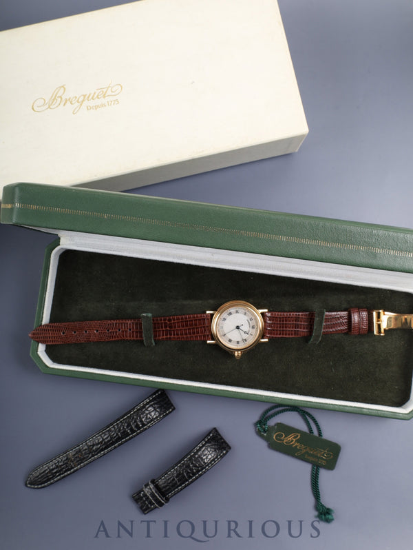 ブレゲ マリーン 4400BA / 52 /174 自動巻き Cal.889/1 750YG 革 純正バックル（750YG）マザーオブパール文字盤 箱 タグ オーバーホール済み