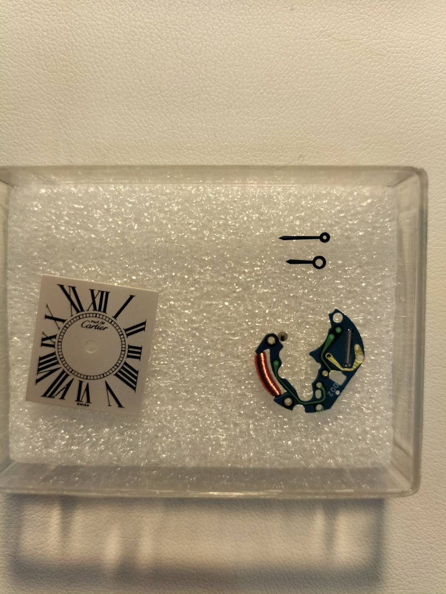 カルティエ マストタンク SM 1613 クォーツ Cal.057 SV925 革 純正Dバックル（GP） オパラン文字盤 箱 冊子 保証書 オーバーホール済み