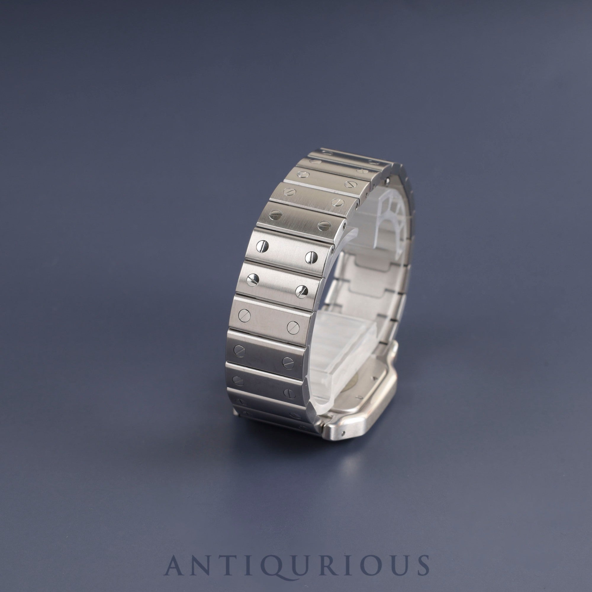 Cartier Santos Galbee LM W20018D6/1564 Quartz Cal.687 SS SS White Roman Dial Overhauled