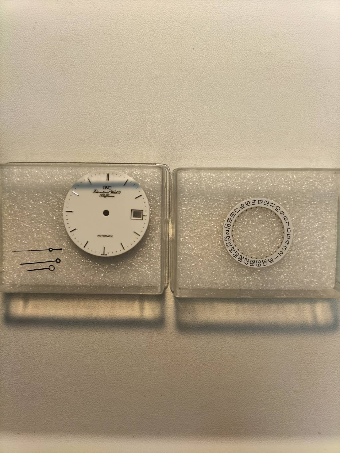 IWC Portofino IW351320 Automatic Caliber C37521 Stainless Steel Leather Strap with Genuine Stainless Steel Buckle, White Dial, Overhauled