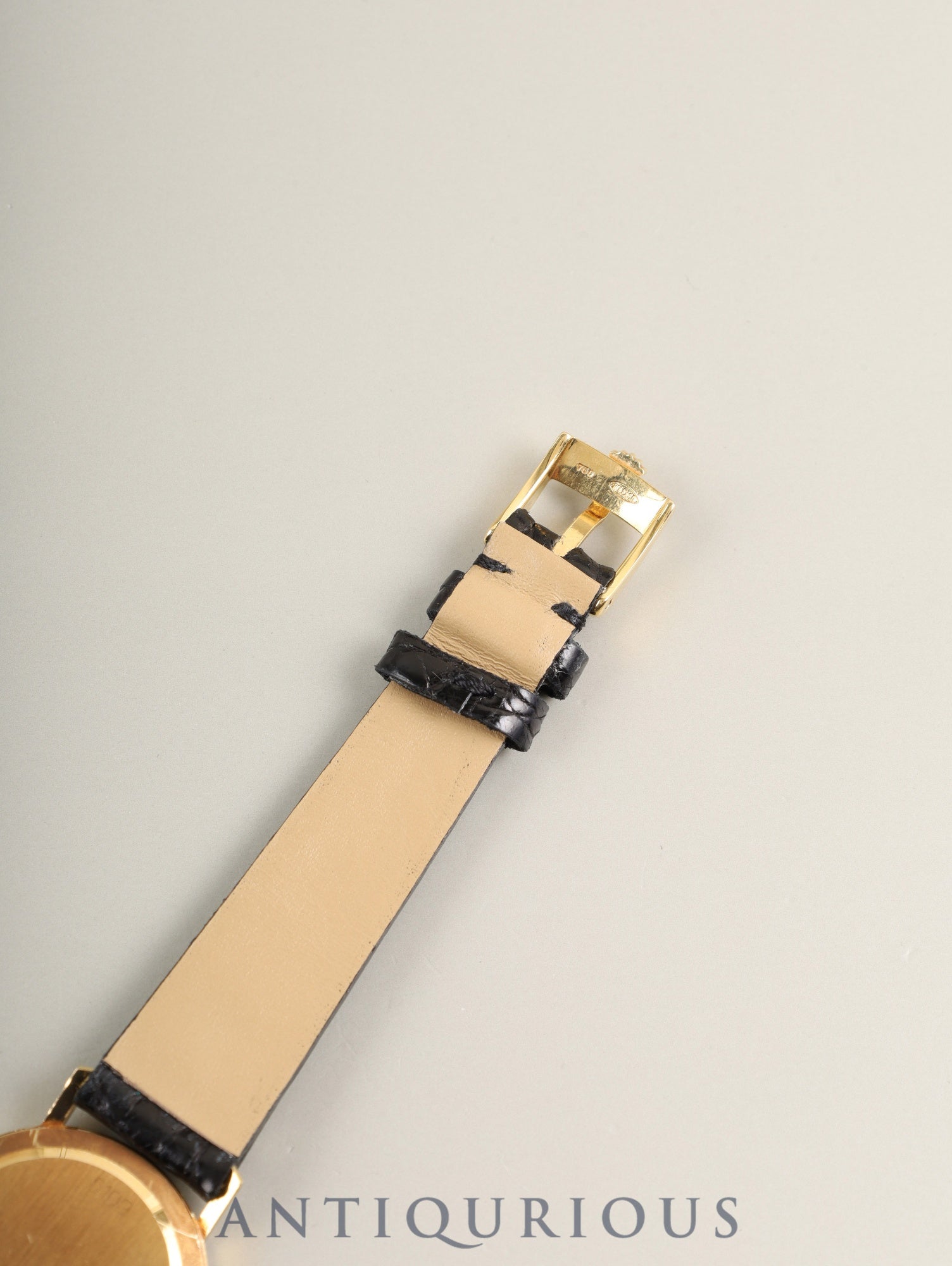 ロレックス チェリーニ 5109 手巻き Cal.1601 750YG 革 純正ピンバックル（750）シルバー文字盤 R番（1987年～1988年）オーバーホール済み
