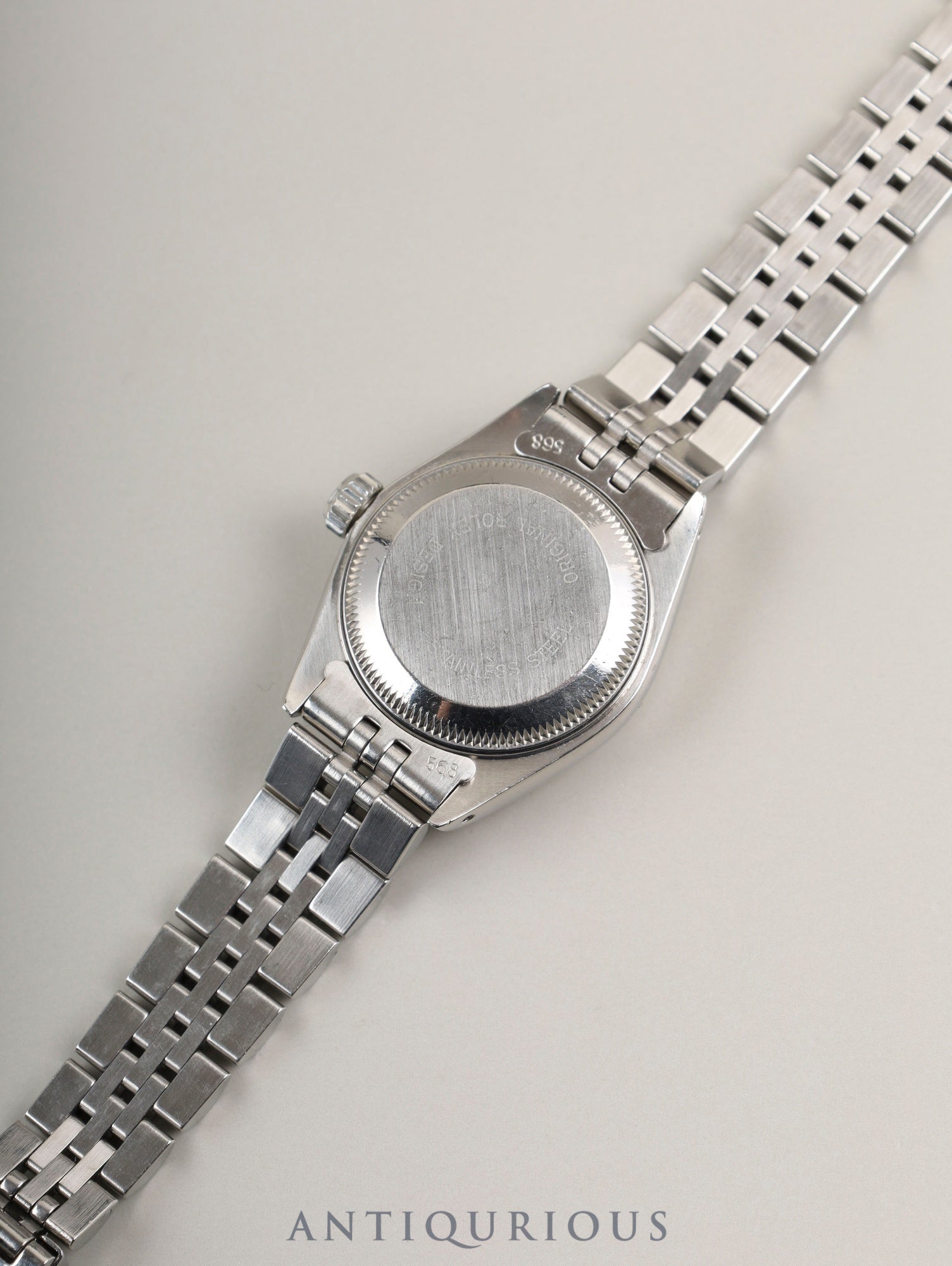 ロレックス デイトジャスト 69174 レディ 自動巻き  Cal.2135 SS/WG SS シルバー文字盤 N番（1991年） オーバーホール済み