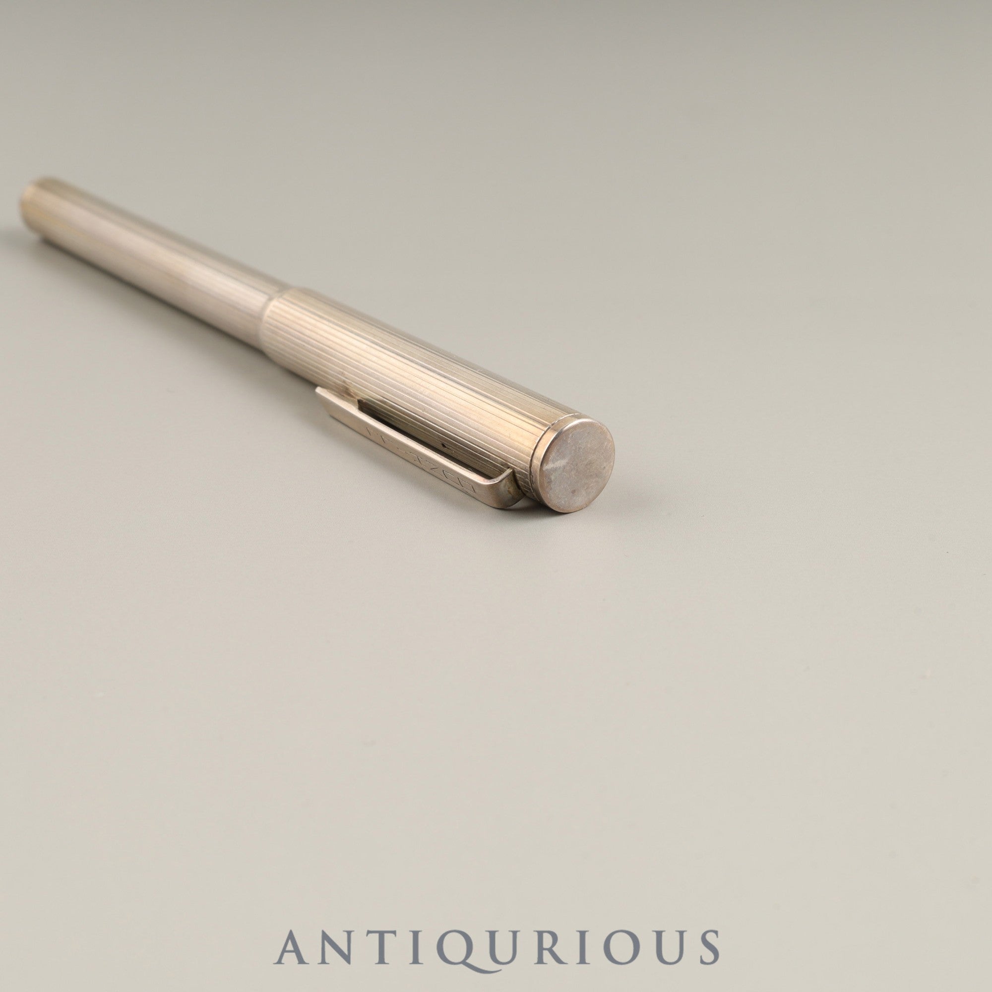 ダンヒル 万年筆 スターリングシルバー ペン先585