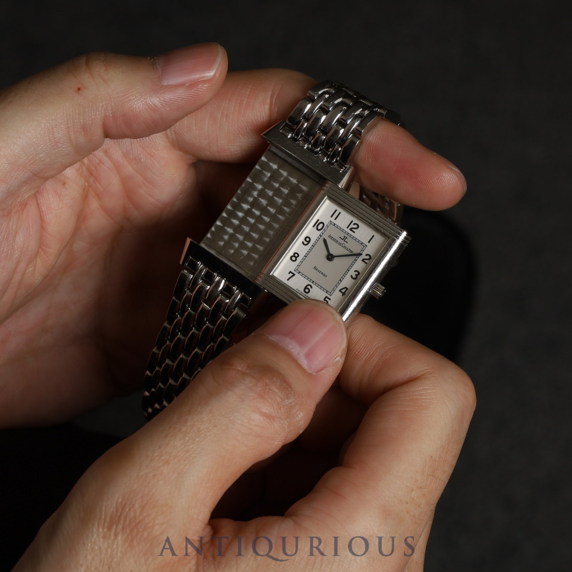 Jaeger-LeCoultre Reverso Classic Q2508120 / 250.8.86 Manual winding Cal.846/1 SS SS Silver dial Box Case Booklet Warranty (1997) Overhauled