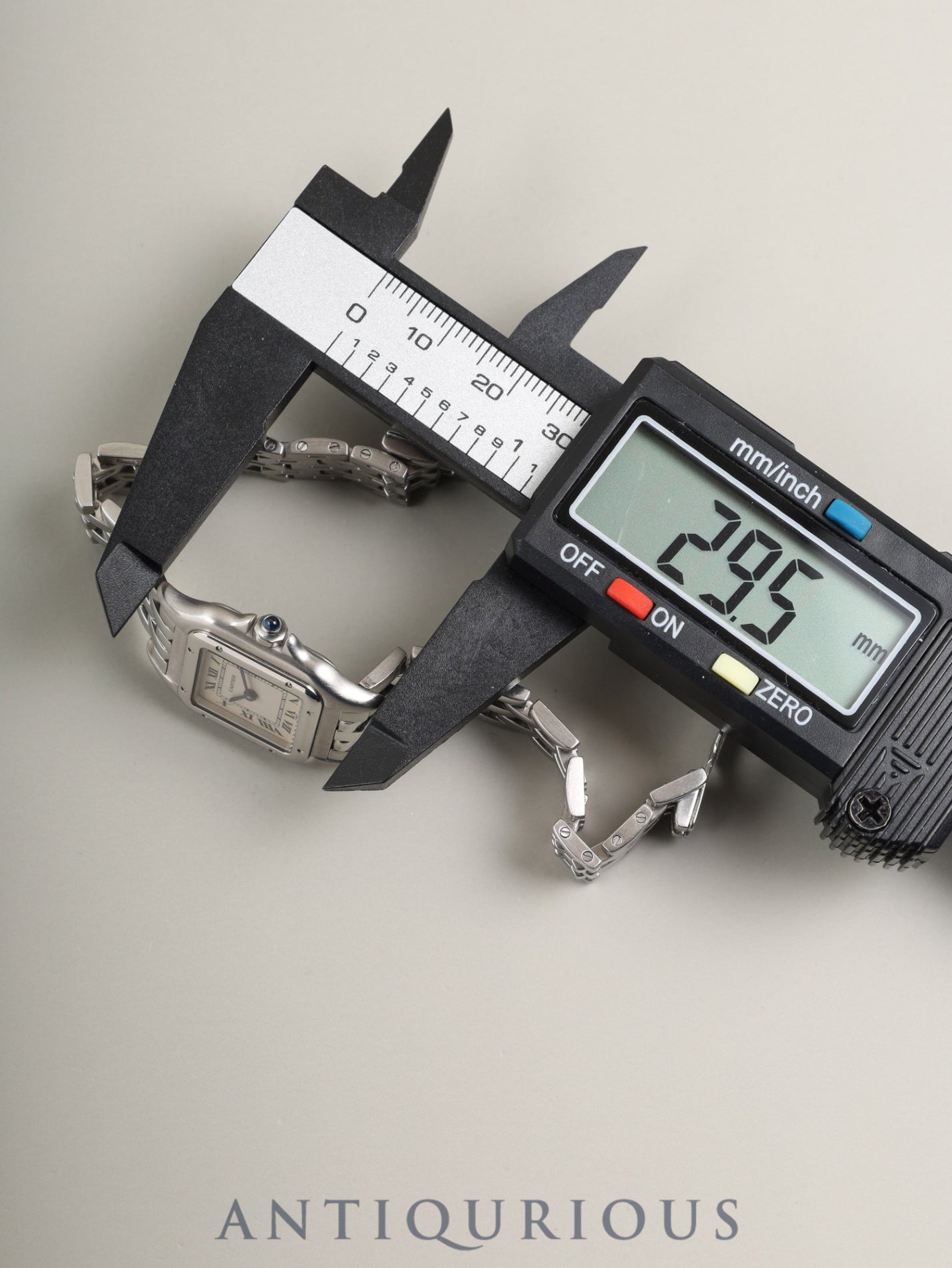 カルティエ パンテール SM W25033P5 / 1320 クォーツ  SS SS ホワイトローマン文字盤  箱 冊子 保証書（2000年）オーバーホール済み