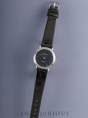 Audemars Piguet Round Automatic Cal.2120 (K2120) SS Leather Original Pin Buckle (SS) Navy Dial (Dot Logo) Overhauled