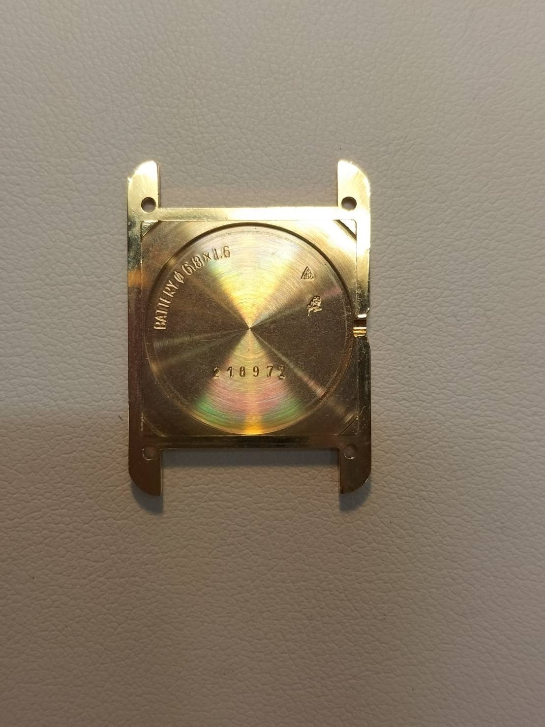 カルティエ マストタンク SM W1008354 / 1613 クォーツ Cal.057  SV925 革  純正Dバックル（GP）飛びアラビアCC文字盤（SWISS表記）箱 冊子 保証書（無記載）オーバーホール済み