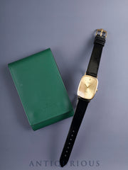 Rolex Cellini 4113/8 Manual Winding Caliber 1601 750YG Leather Strap with Genuine Buckle (GP) Champagne Dial 42 Series (1975) Case Overhauled