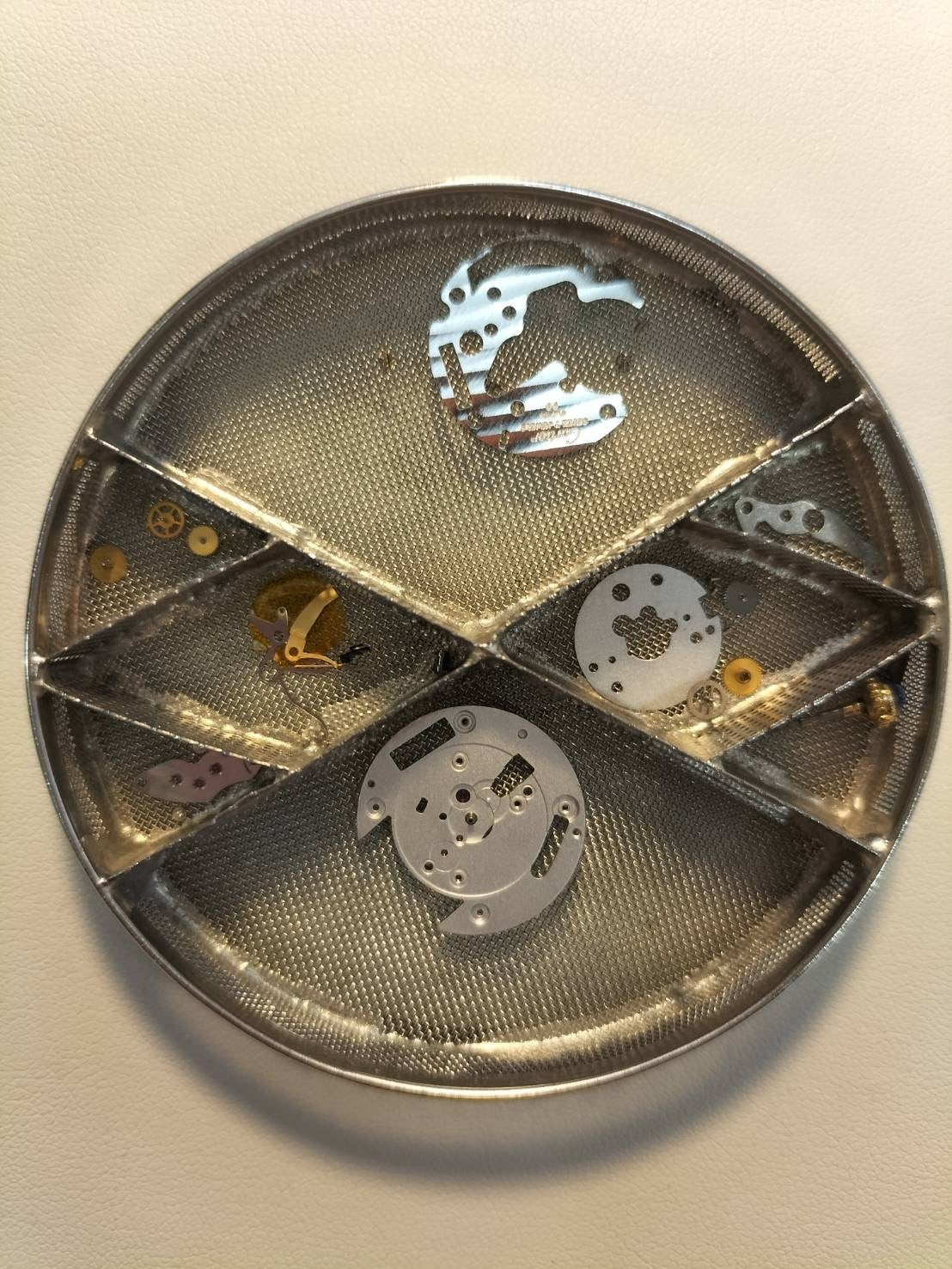 カルティエ マスト ヴァンドーム VLC SM 590004 クォーツ Cal.90 SV925 革 純正尾錠（GP）アイボリーローマン文字盤 オーバーホール済み