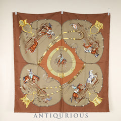 Hermes Scarf Carré 90 Prairie 100% Silk