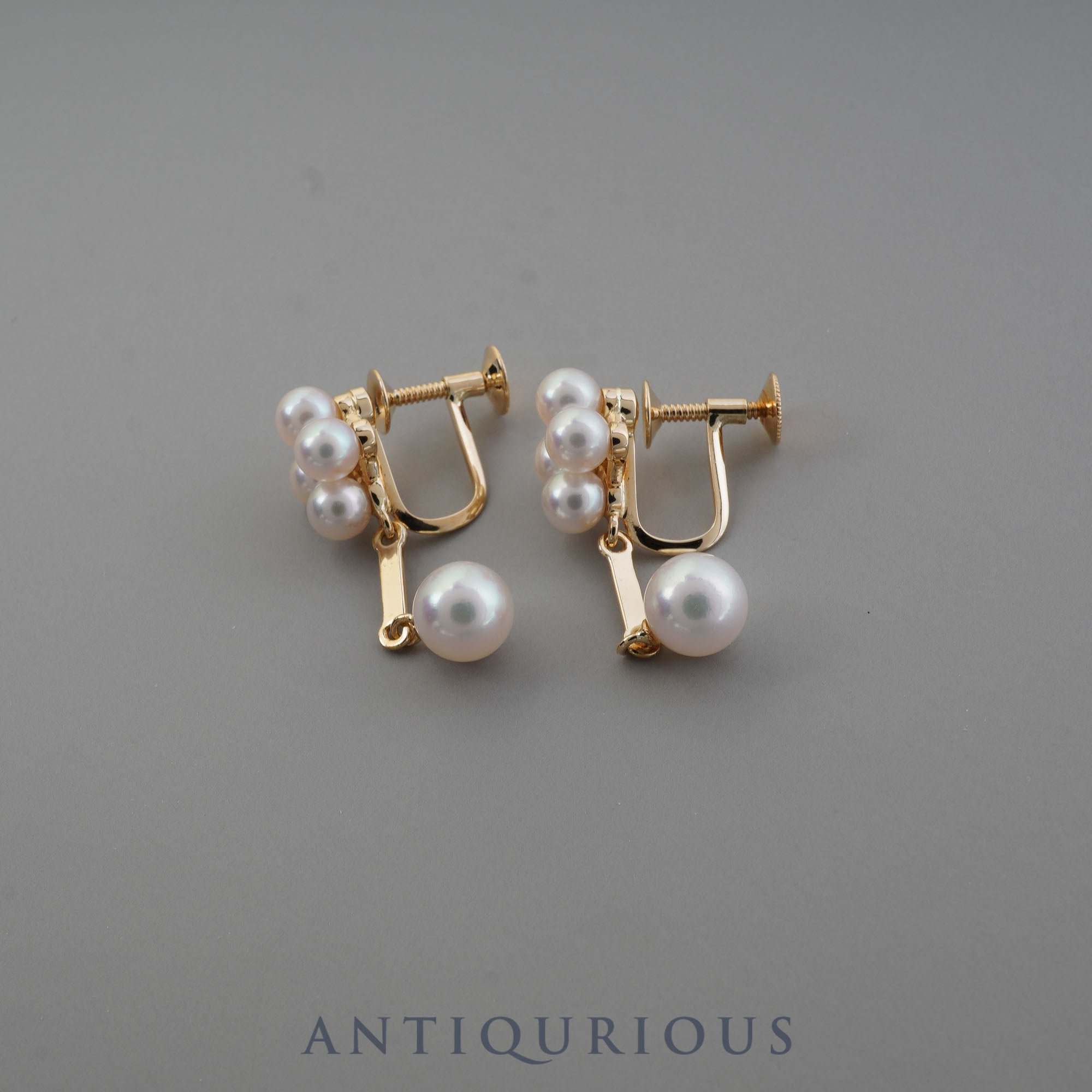 Earrings/pierced earrings Akoya pearl