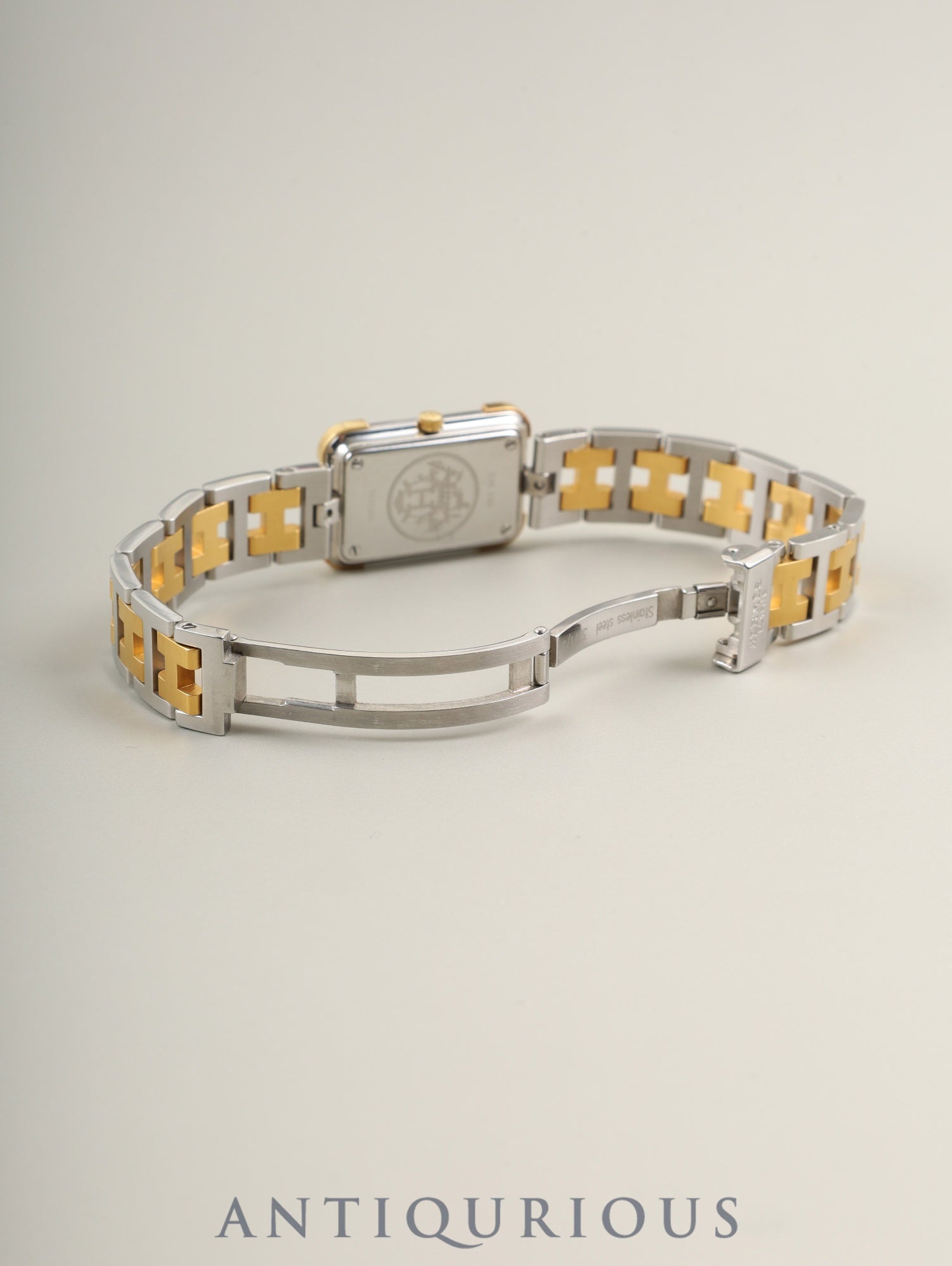 エルメス クロアジュール CR1.240 クォーツ Cal.976.001 SS/GP  SS/GP ホワイト文字盤 オーバーホール済み